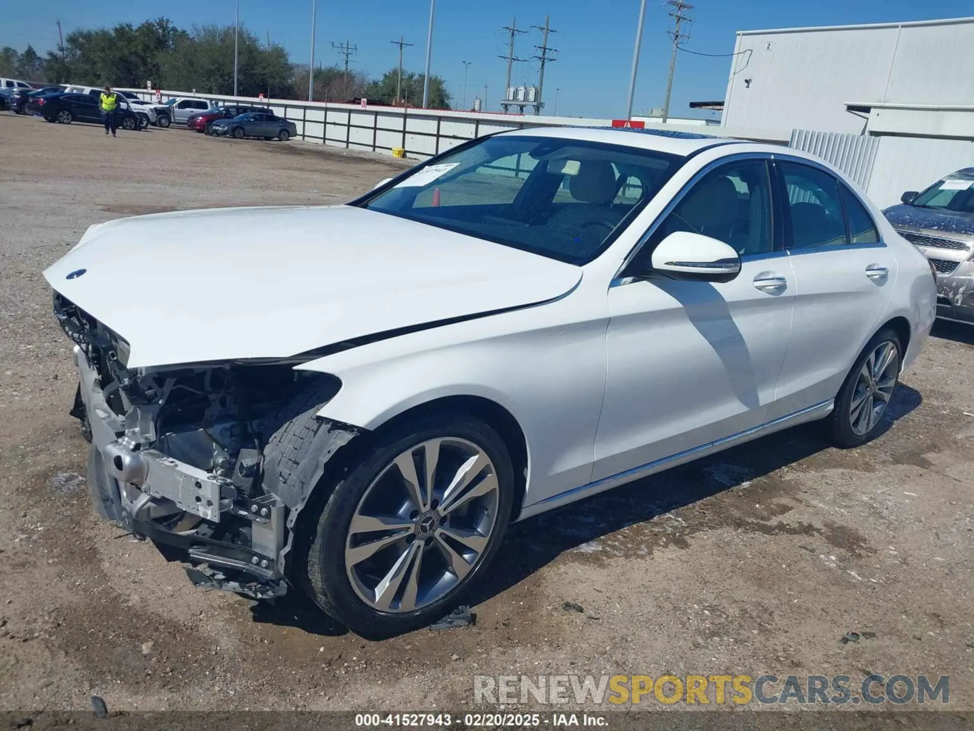 2 Photograph of a damaged car 55SWF8DB5LU327808 MERCEDES-BENZ C 300 2020