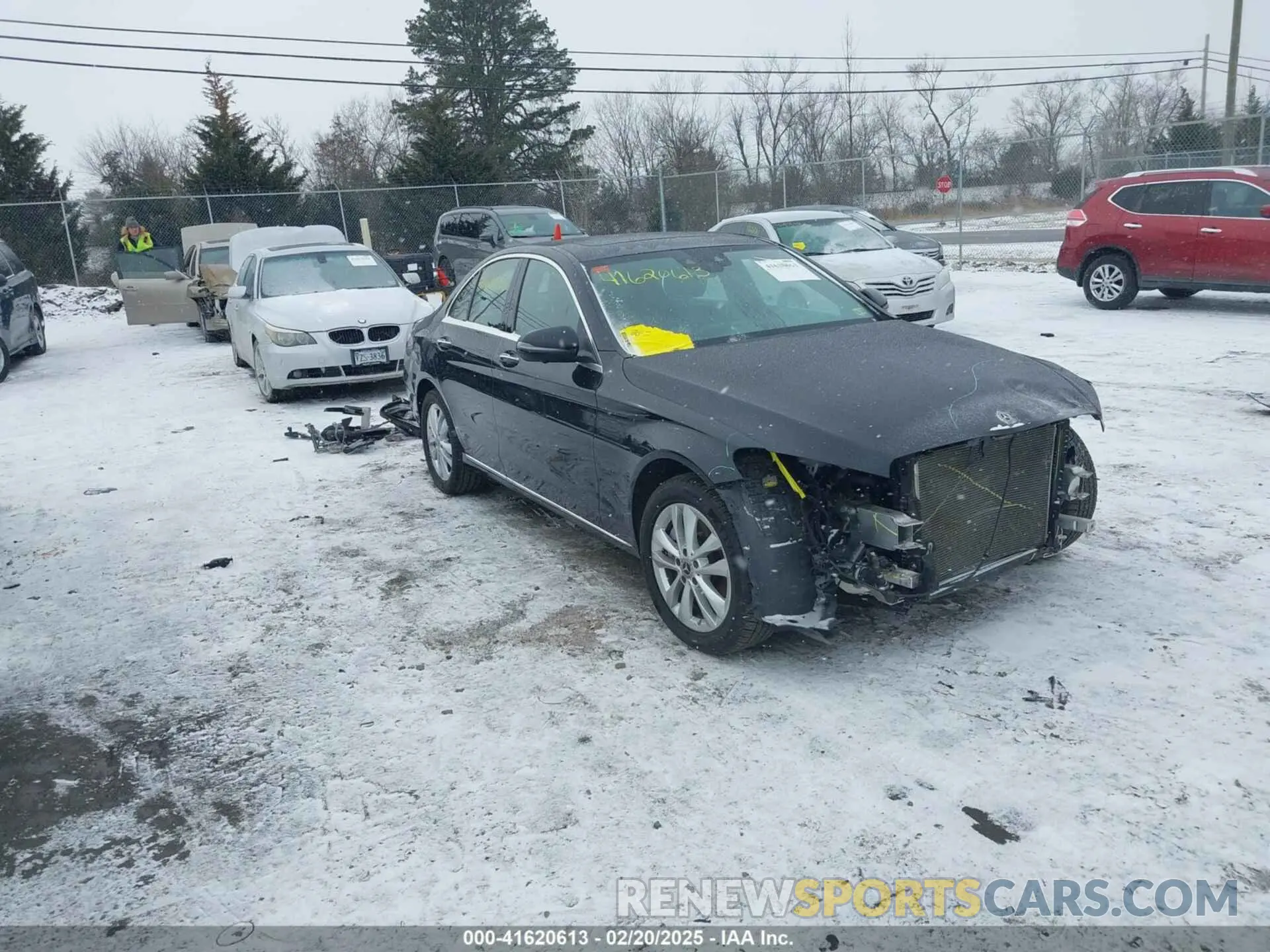 1 Photograph of a damaged car WDDWF8EB0LR560804 MERCEDES-BENZ C 300 2020