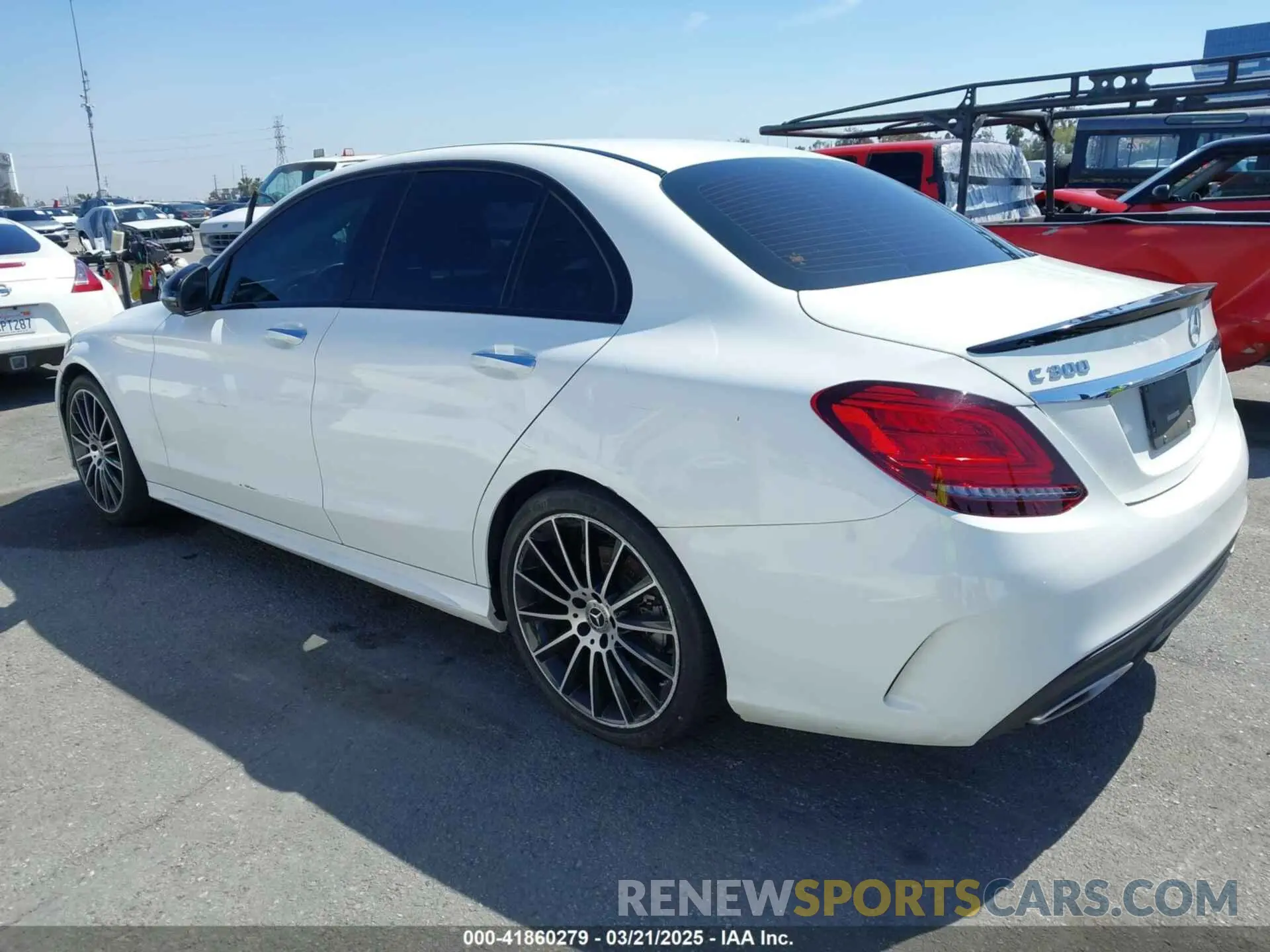 3 Photograph of a damaged car W1KWF8DB1MR607826 MERCEDES-BENZ C 300 2021
