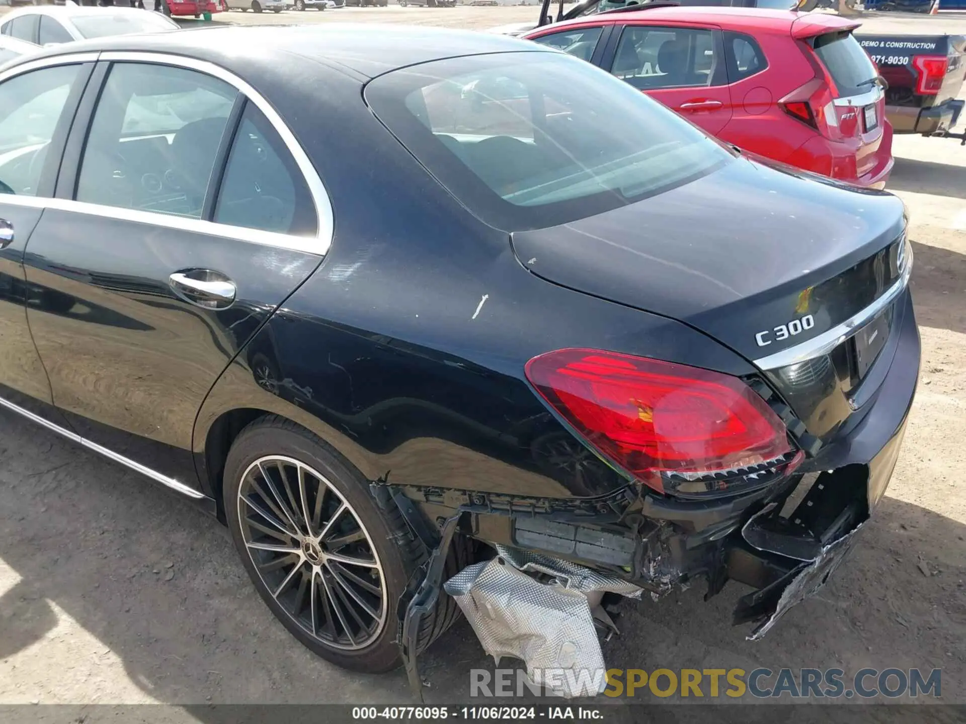 3 Photograph of a damaged car W1KWF8DB1MR628711 MERCEDES-BENZ C 300 2021