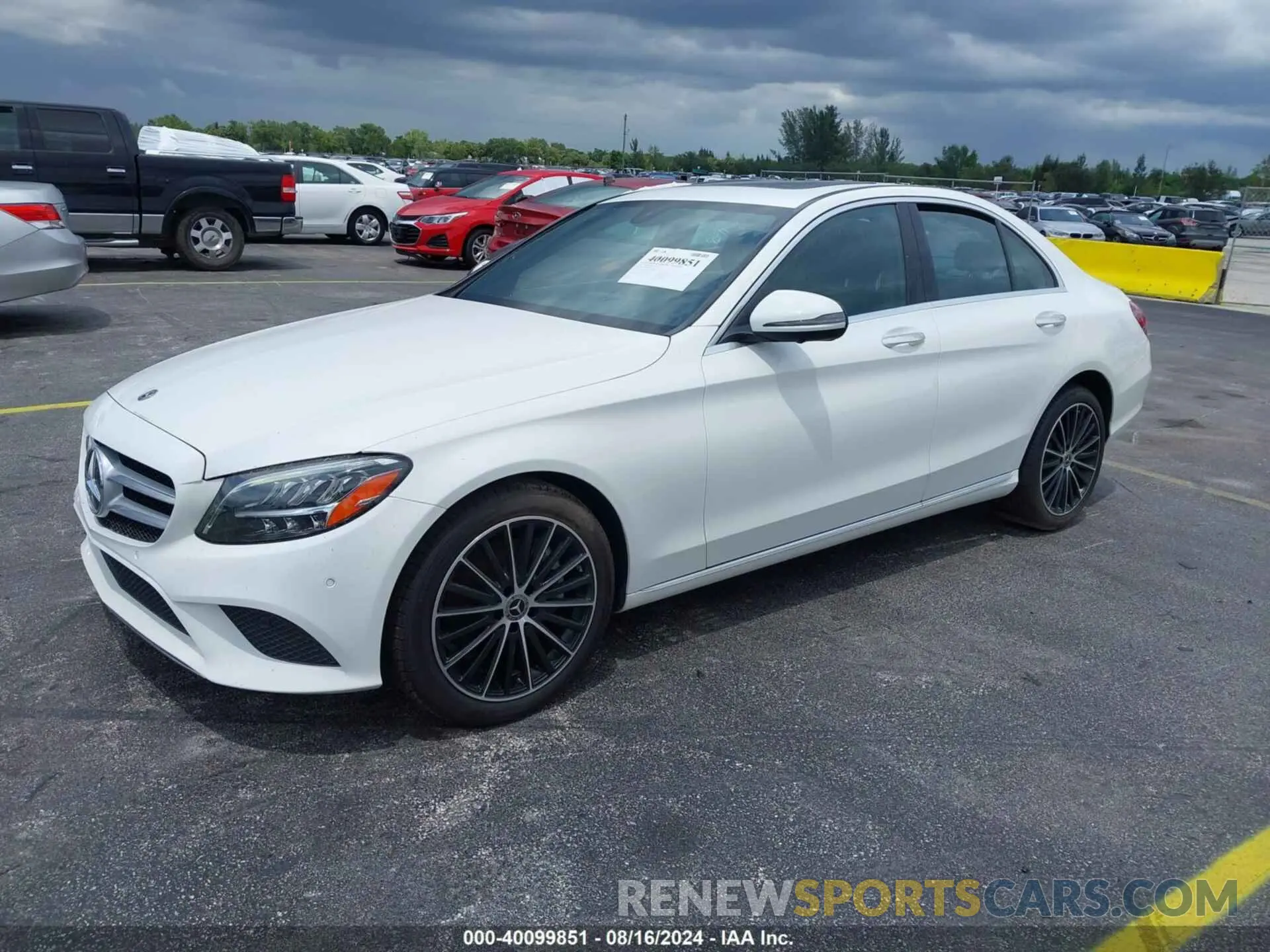 2 Photograph of a damaged car W1KWF8DB5MR625018 MERCEDES-BENZ C 300 2021