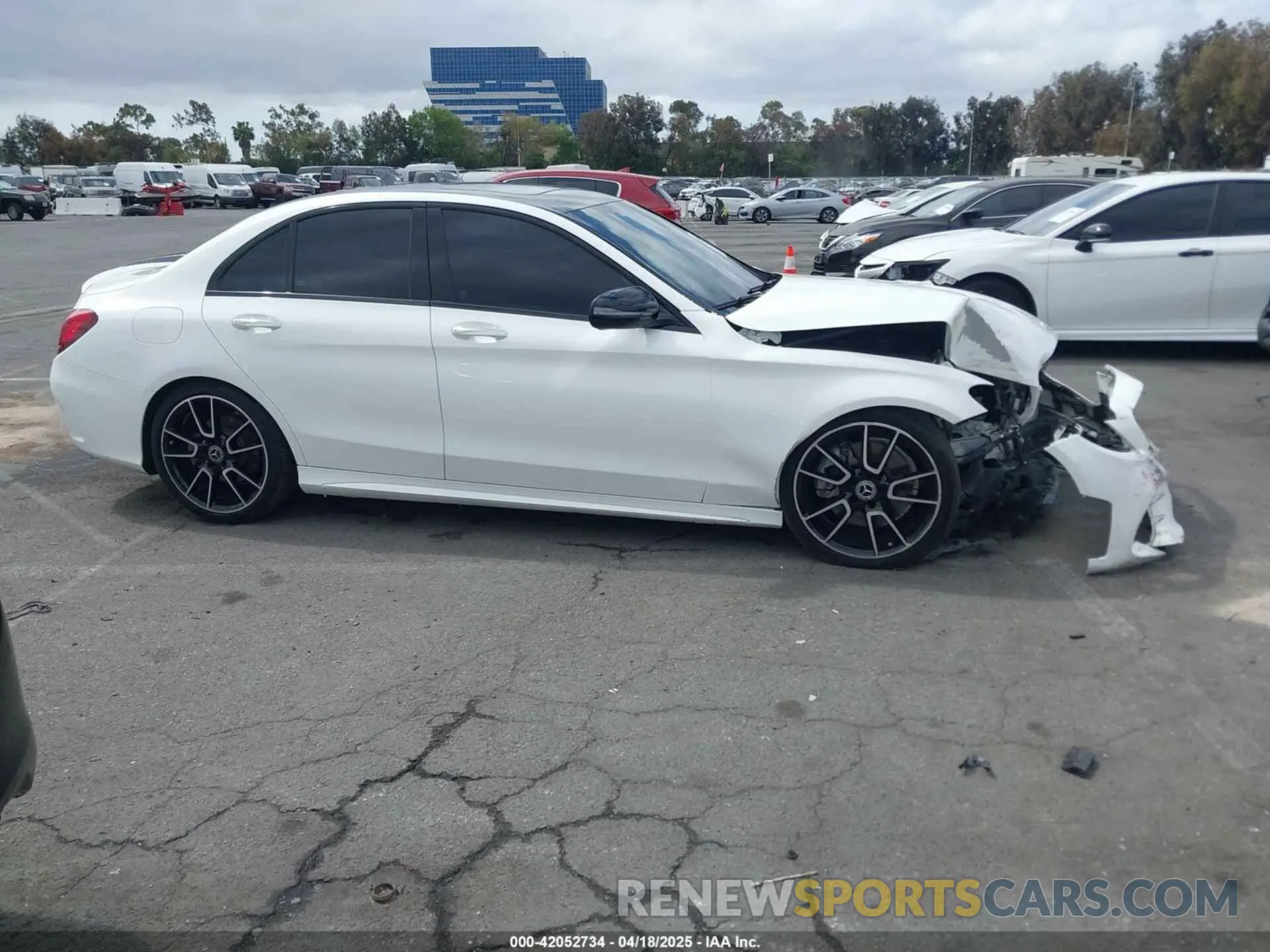 13 Photograph of a damaged car W1KWF8DB7MR609791 MERCEDES-BENZ C 300 2021