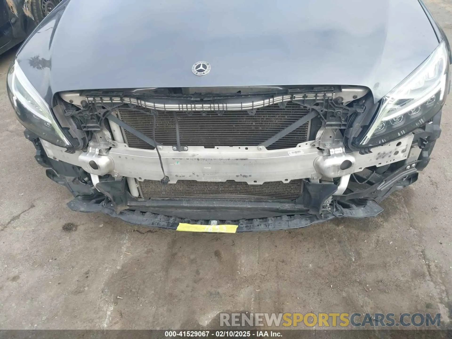 6 Photograph of a damaged car W1KWF8DB8MR651550 MERCEDES-BENZ C 300 2021