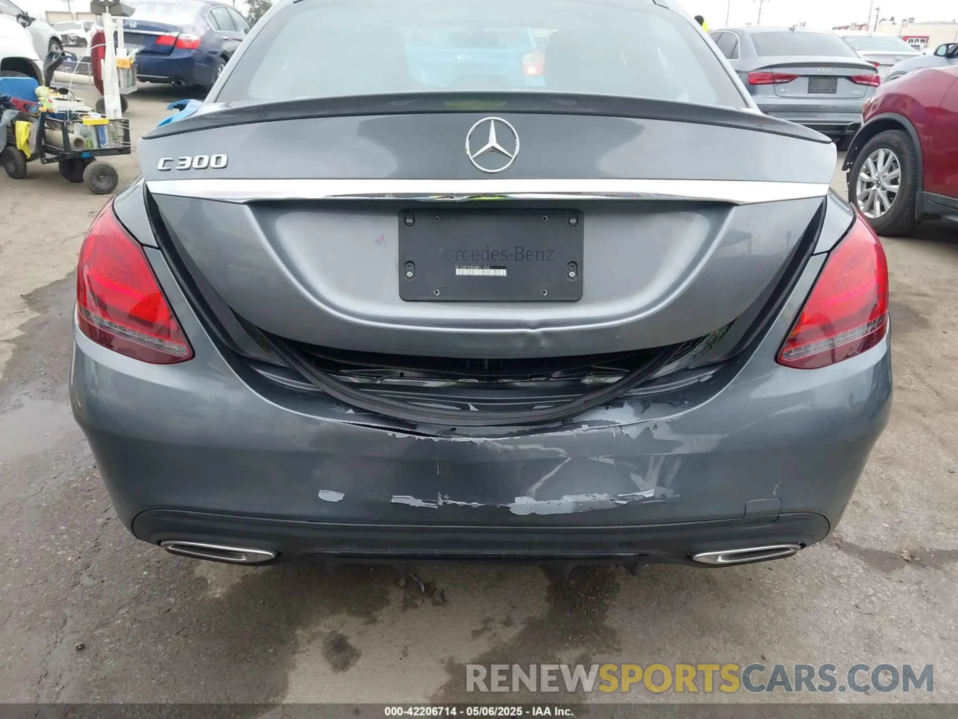 6 Фотография поврежденного автомобиля W1KWF8DBXMR614581 MERCEDES-BENZ C 300 2021