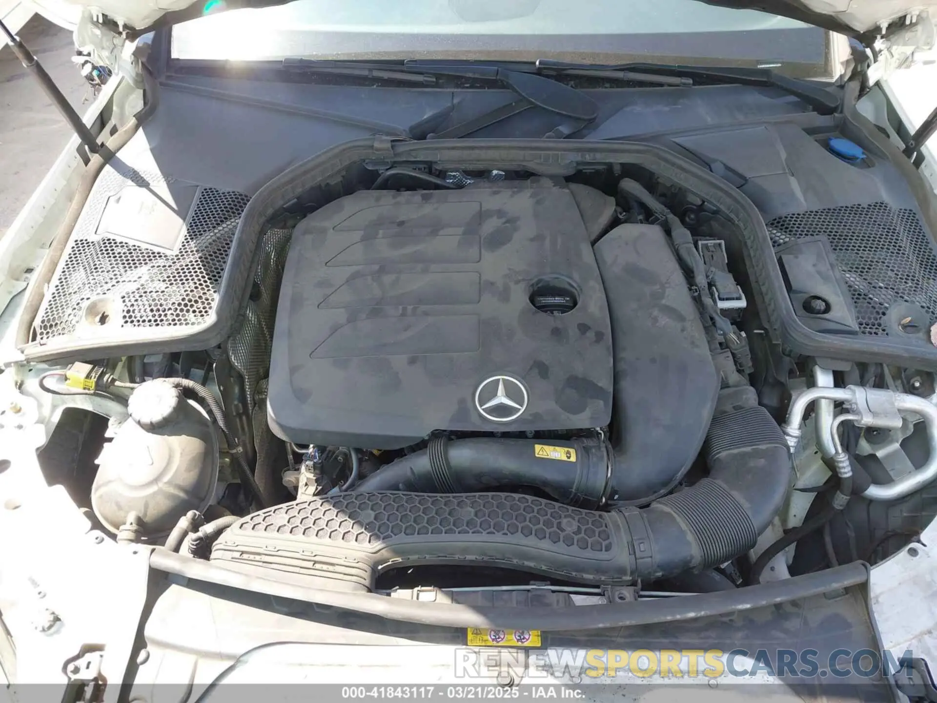 10 Фотография поврежденного автомобиля W1KWF8DBXMR625290 MERCEDES-BENZ C 300 2021