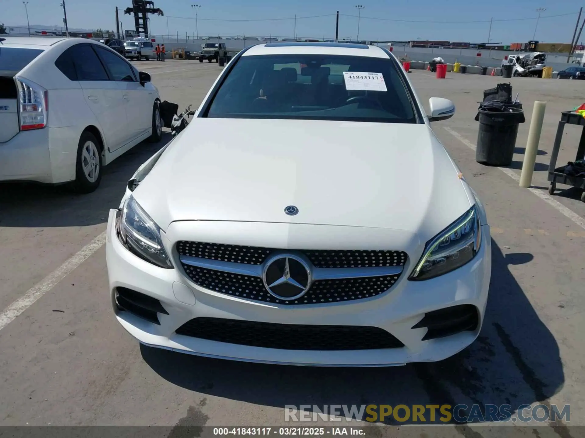 12 Фотография поврежденного автомобиля W1KWF8DBXMR625290 MERCEDES-BENZ C 300 2021
