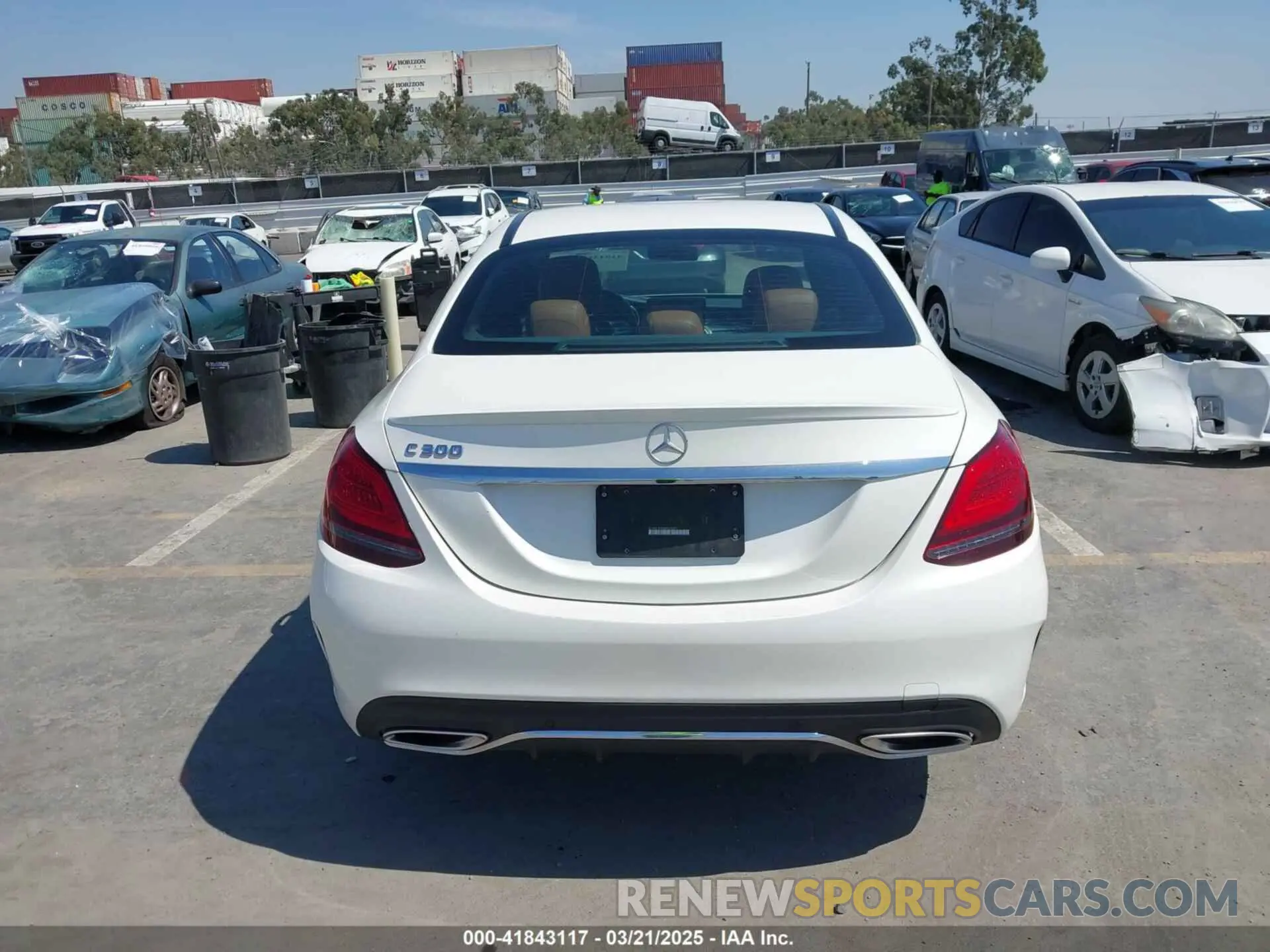 16 Фотография поврежденного автомобиля W1KWF8DBXMR625290 MERCEDES-BENZ C 300 2021