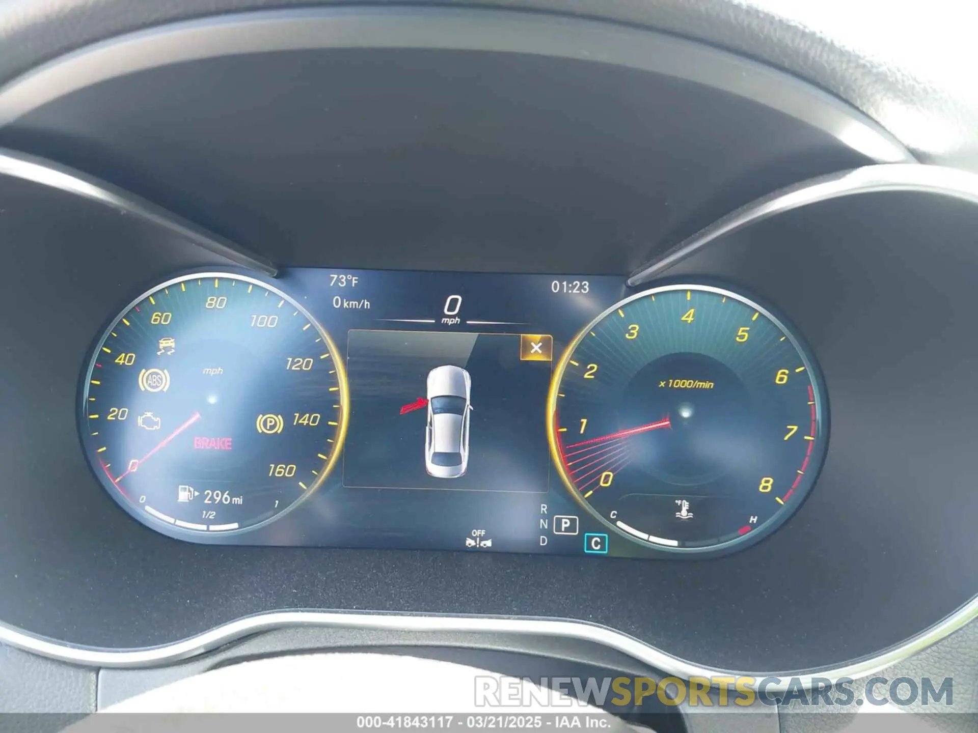 7 Фотография поврежденного автомобиля W1KWF8DBXMR625290 MERCEDES-BENZ C 300 2021