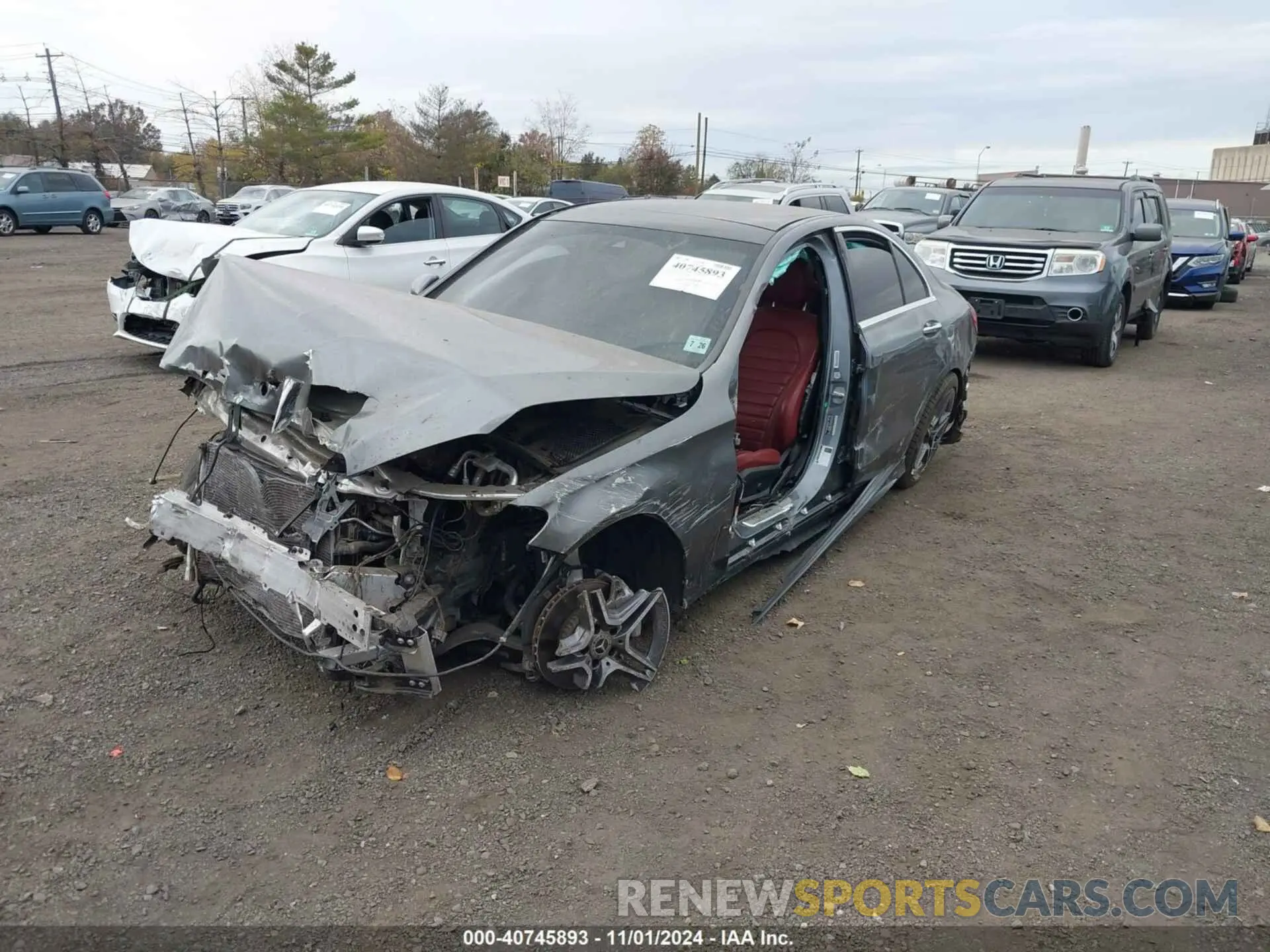 2 Фотография поврежденного автомобиля W1KWF8EB0MR630092 MERCEDES-BENZ C 300 2021