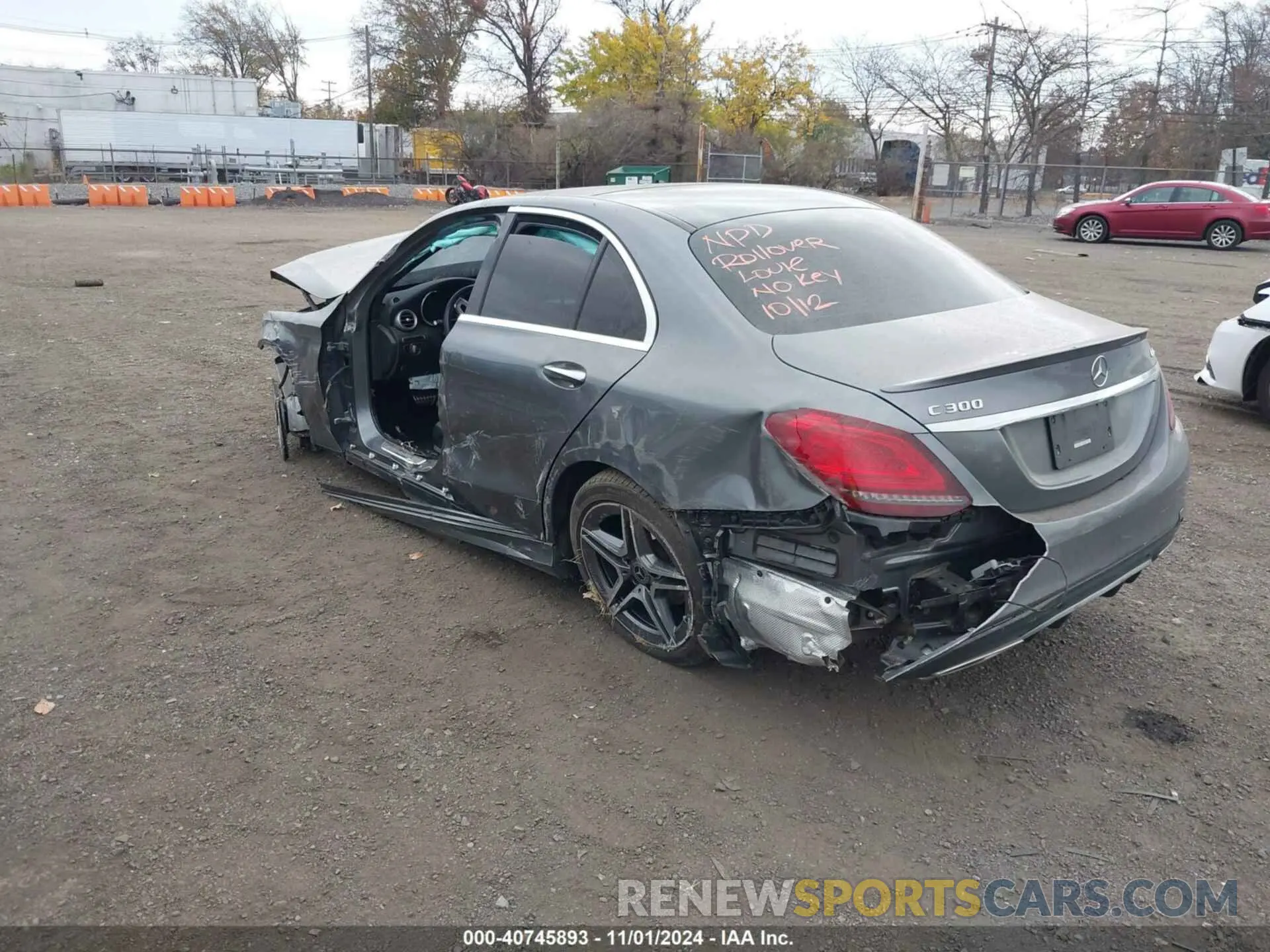3 Фотография поврежденного автомобиля W1KWF8EB0MR630092 MERCEDES-BENZ C 300 2021
