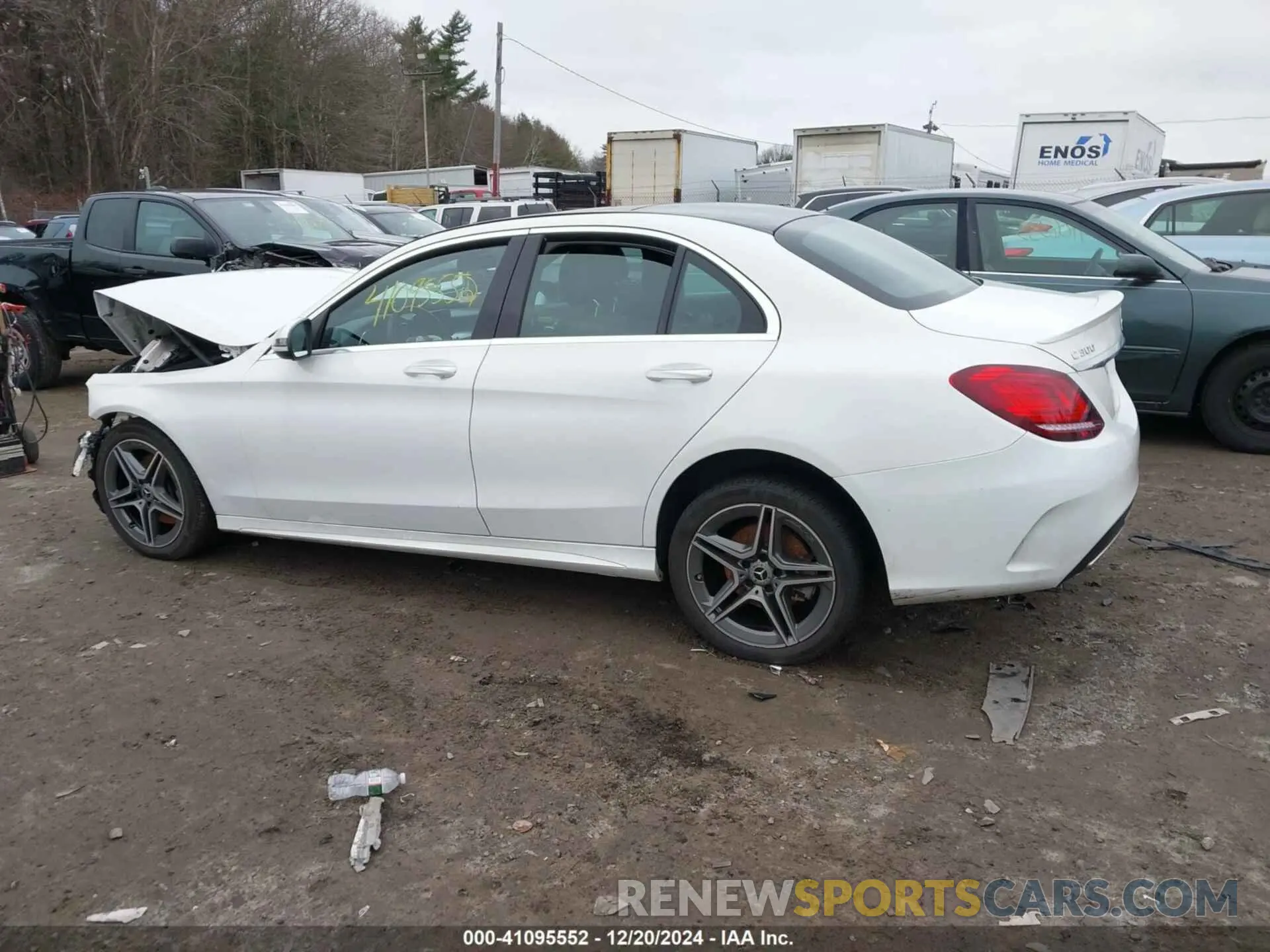 15 Photograph of a damaged car W1KWF8EB1MR633891 MERCEDES-BENZ C 300 2021