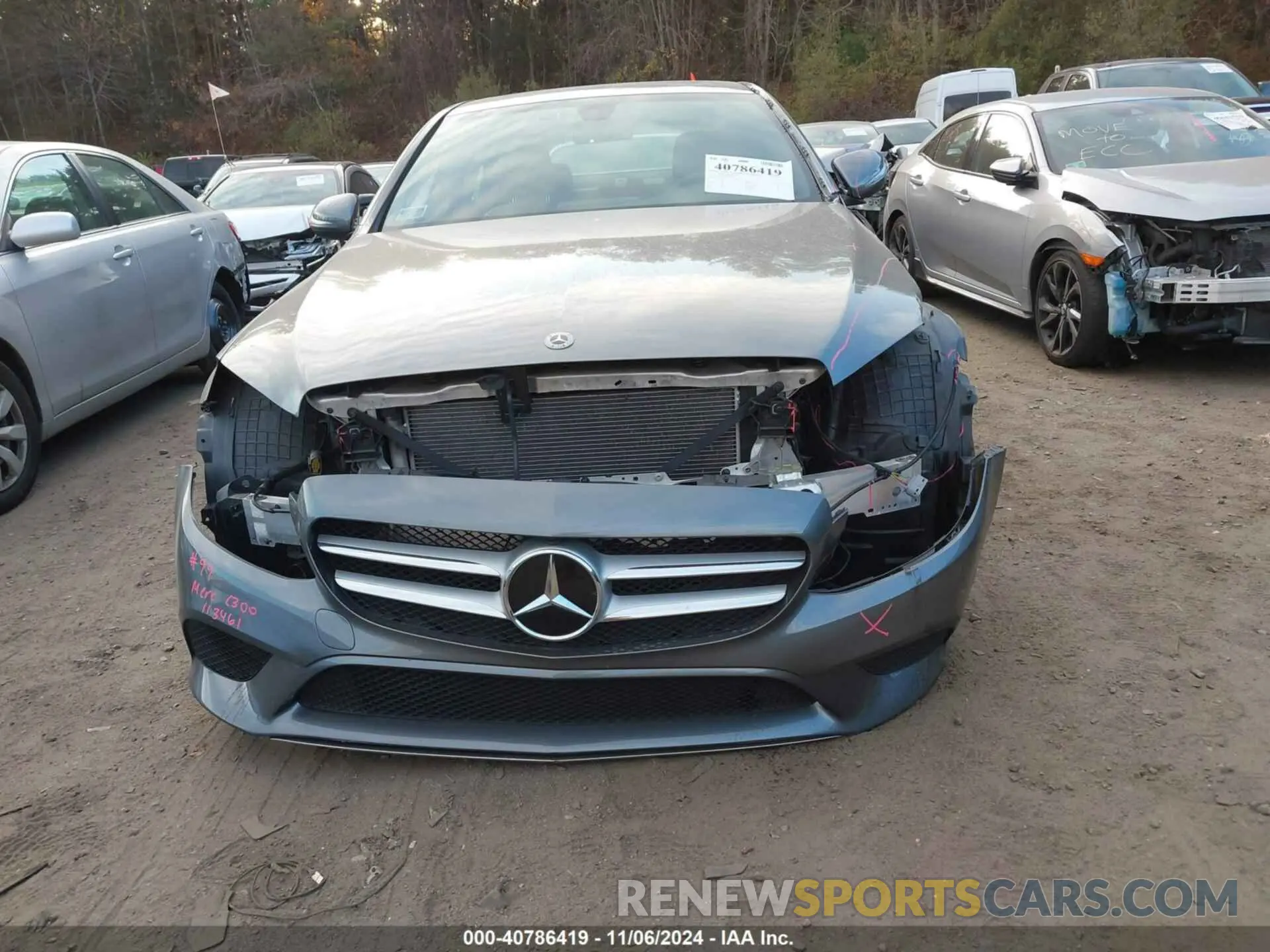 13 Фотография поврежденного автомобиля W1KWF8EB8MR648758 MERCEDES-BENZ C 300 2021
