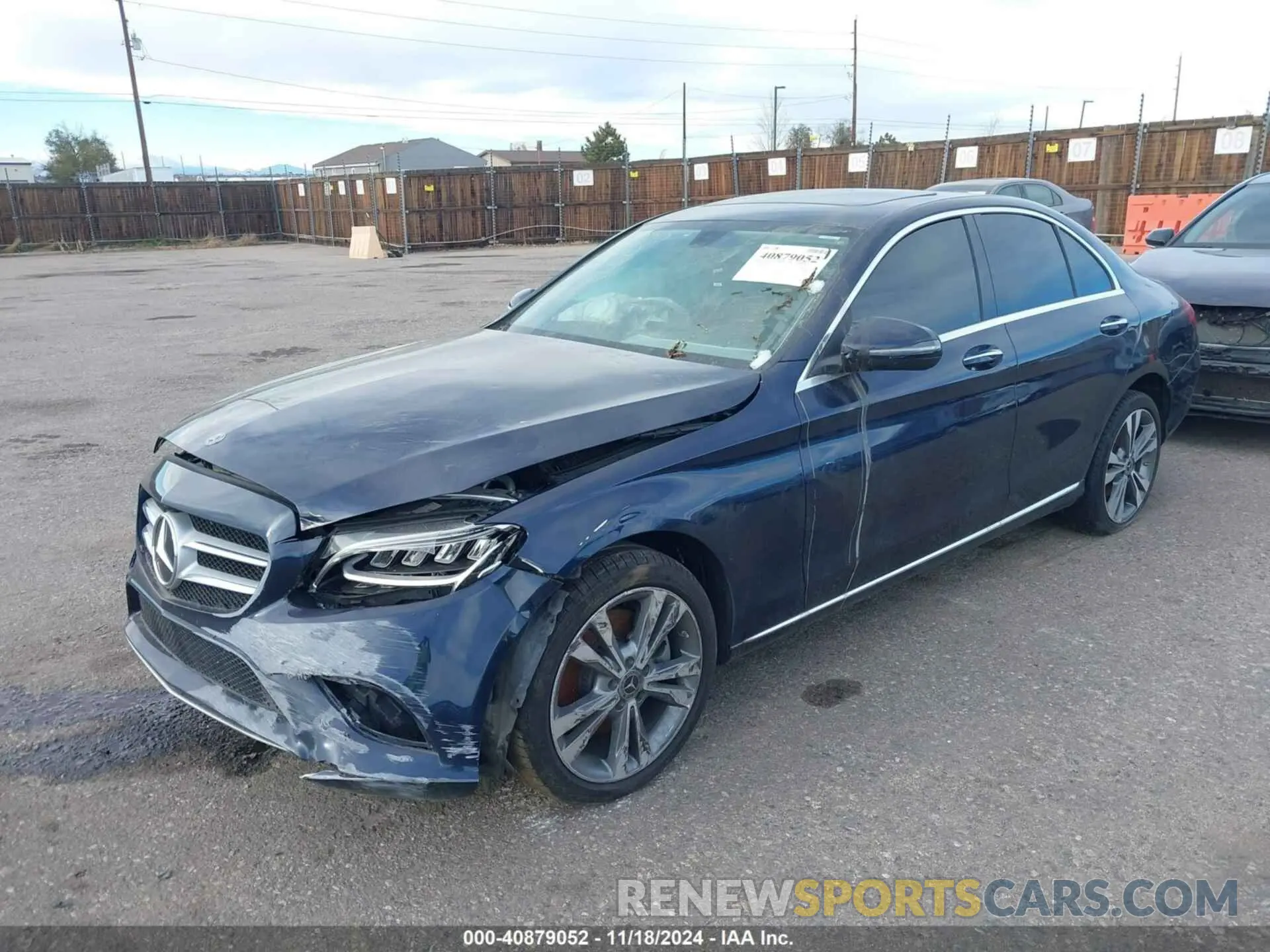 2 Photograph of a damaged car W1KWF8EB8MR649134 MERCEDES-BENZ C 300 2021