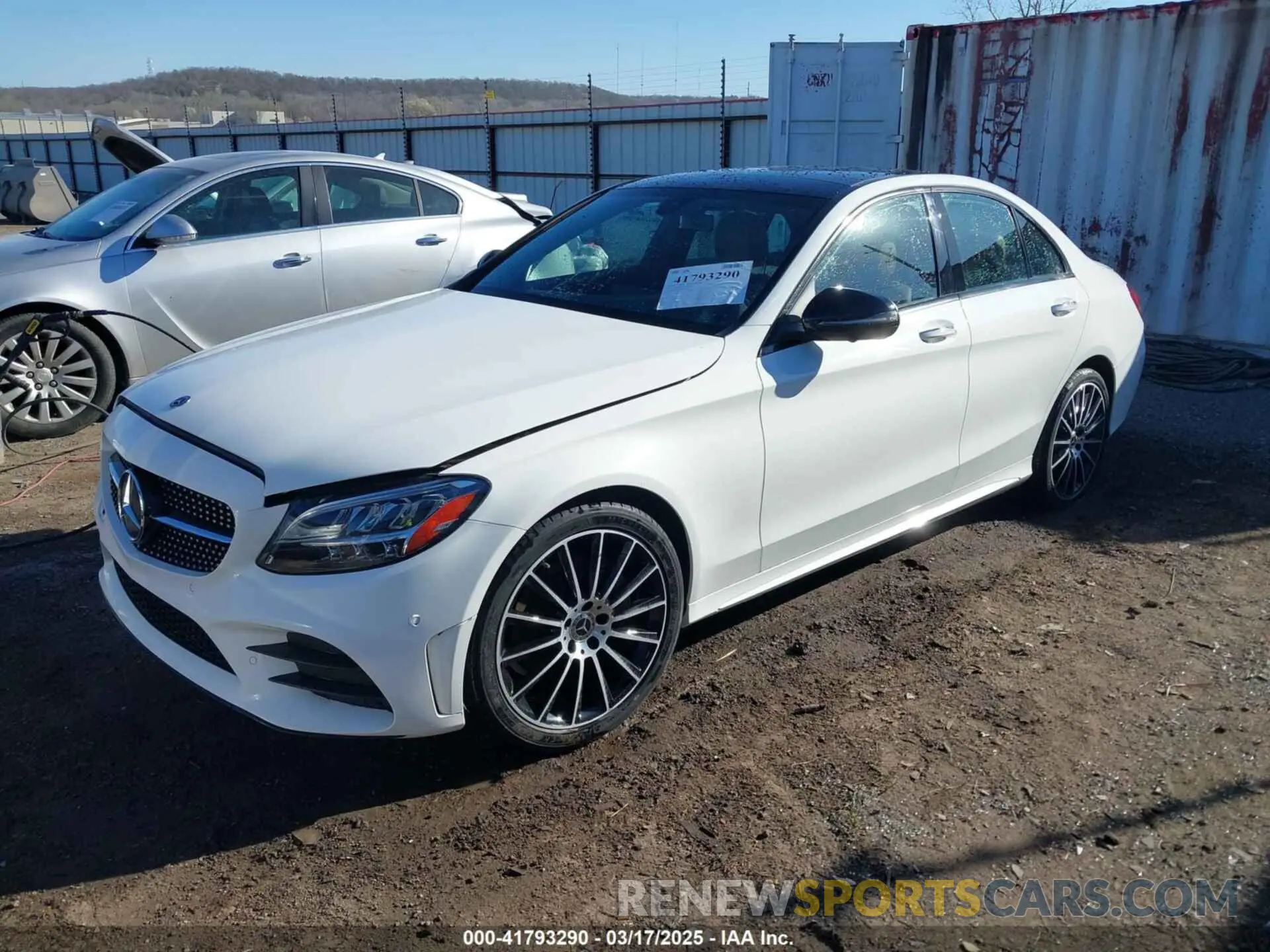 2 Фотография поврежденного автомобиля W1KWF8EBXMR605717 MERCEDES-BENZ C 300 2021