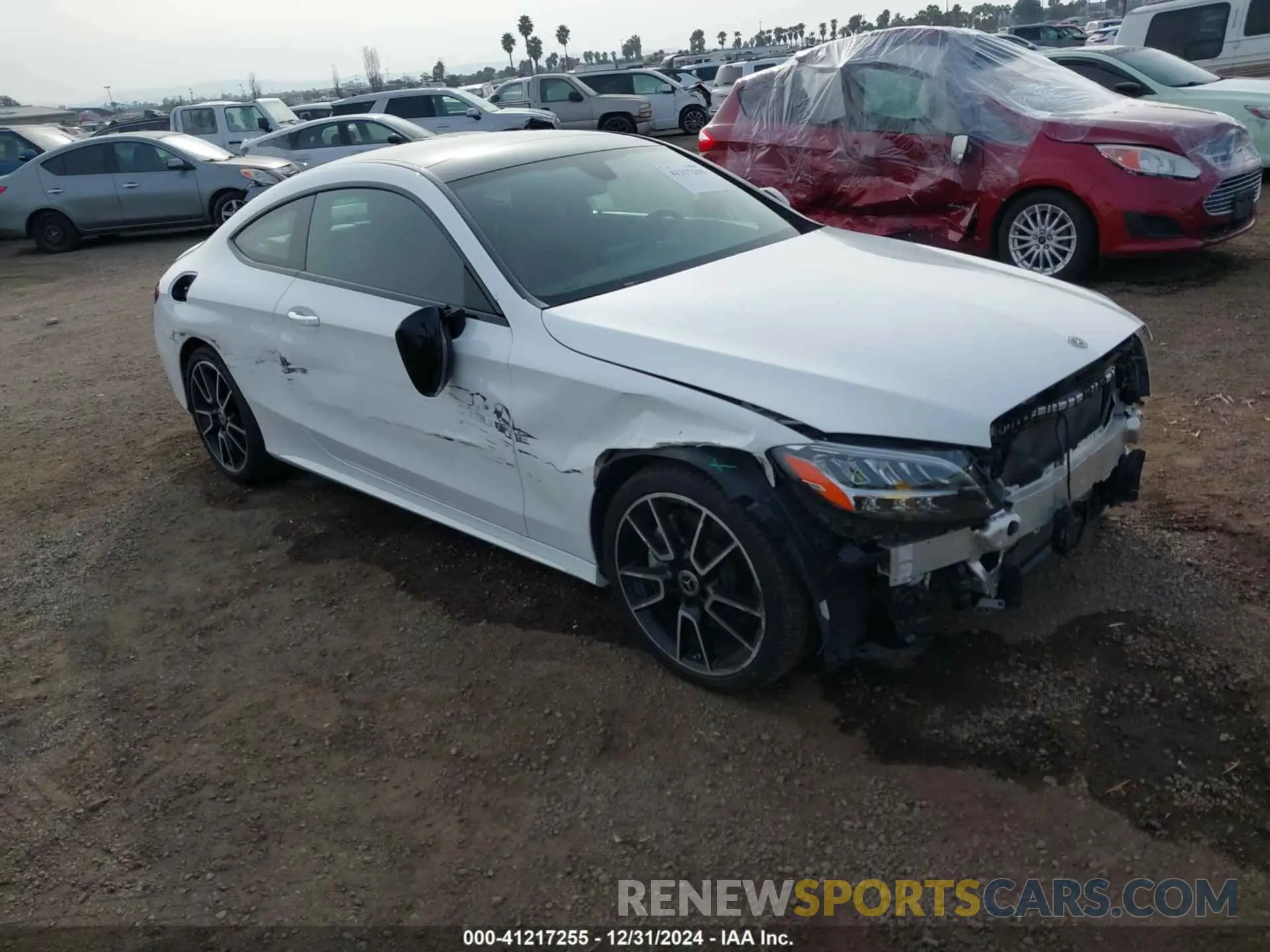 1 Photograph of a damaged car W1KWJ8DB3MG093536 MERCEDES-BENZ C 300 2021