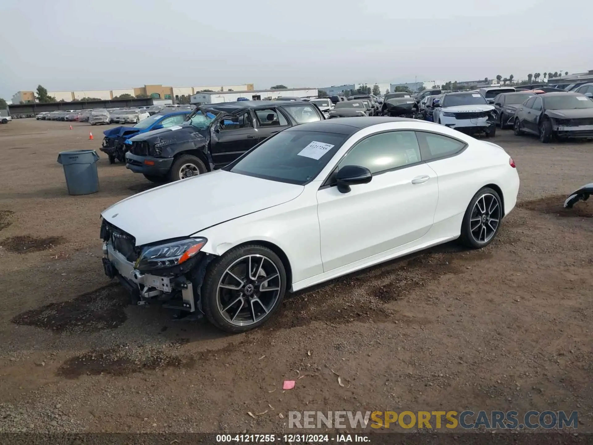 2 Photograph of a damaged car W1KWJ8DB3MG093536 MERCEDES-BENZ C 300 2021