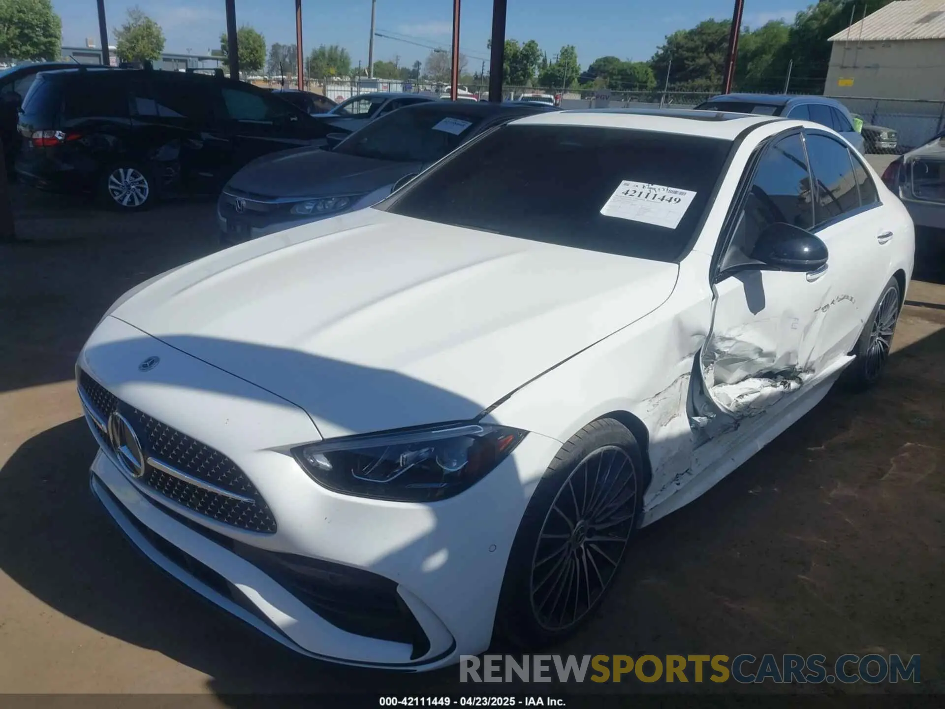 2 Photograph of a damaged car W1KAF4GB4NR056209 MERCEDES-BENZ C 300 2022