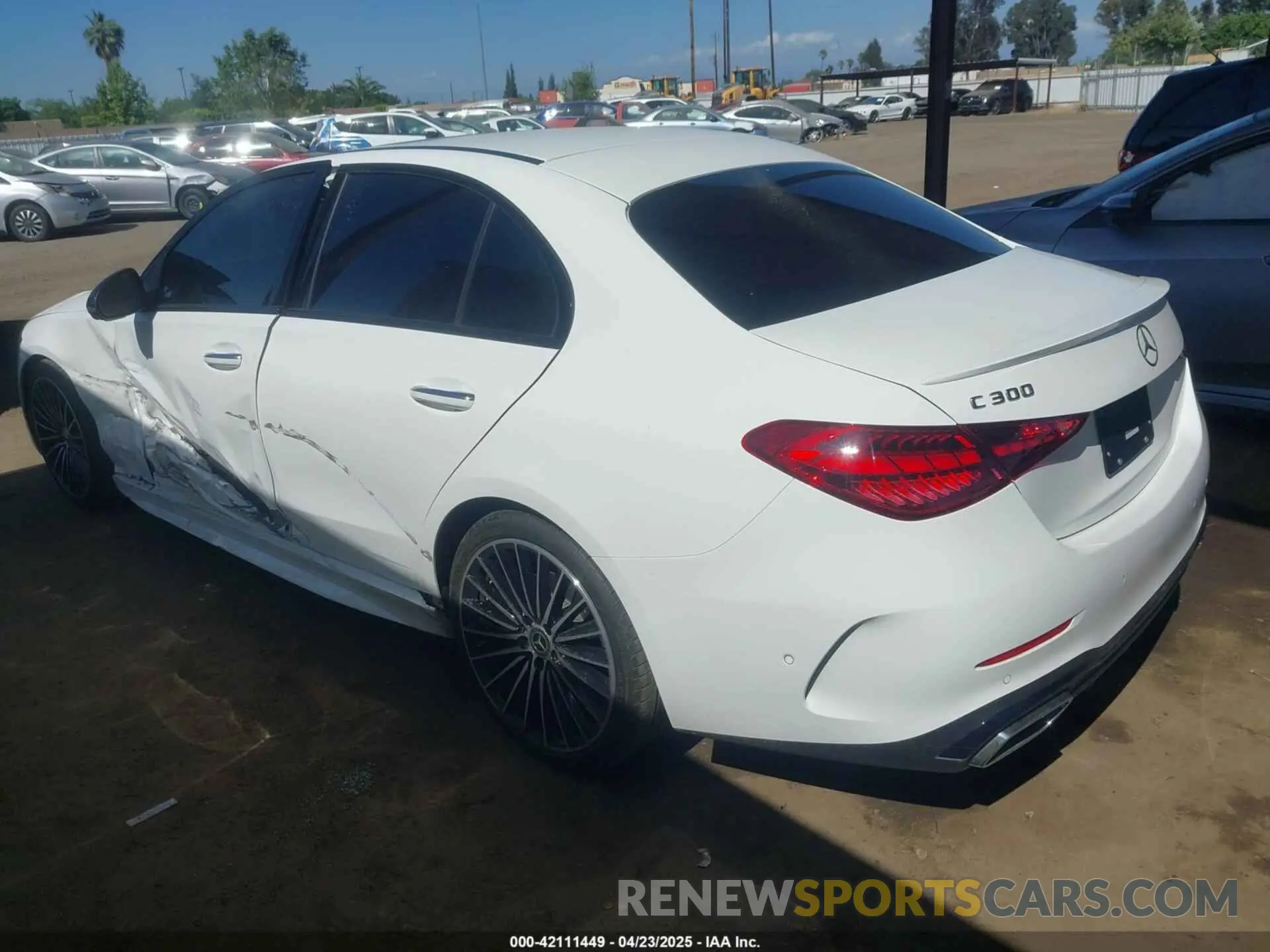 3 Photograph of a damaged car W1KAF4GB4NR056209 MERCEDES-BENZ C 300 2022