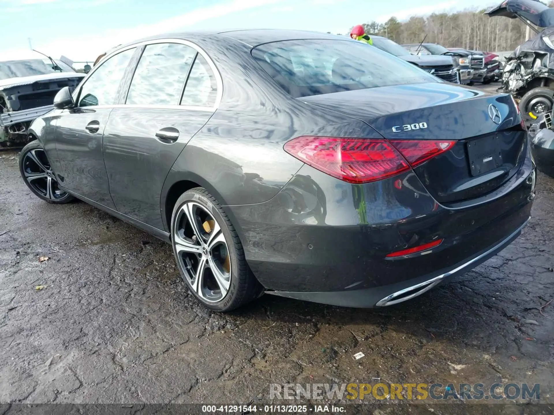 3 Photograph of a damaged car W1KAF4GB7NR013466 MERCEDES-BENZ C 300 2022
