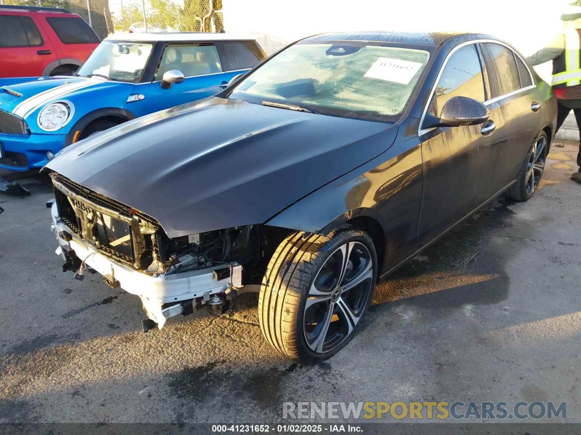 2 Photograph of a damaged car W1KAF4GB7NR062053 MERCEDES-BENZ C 300 2022