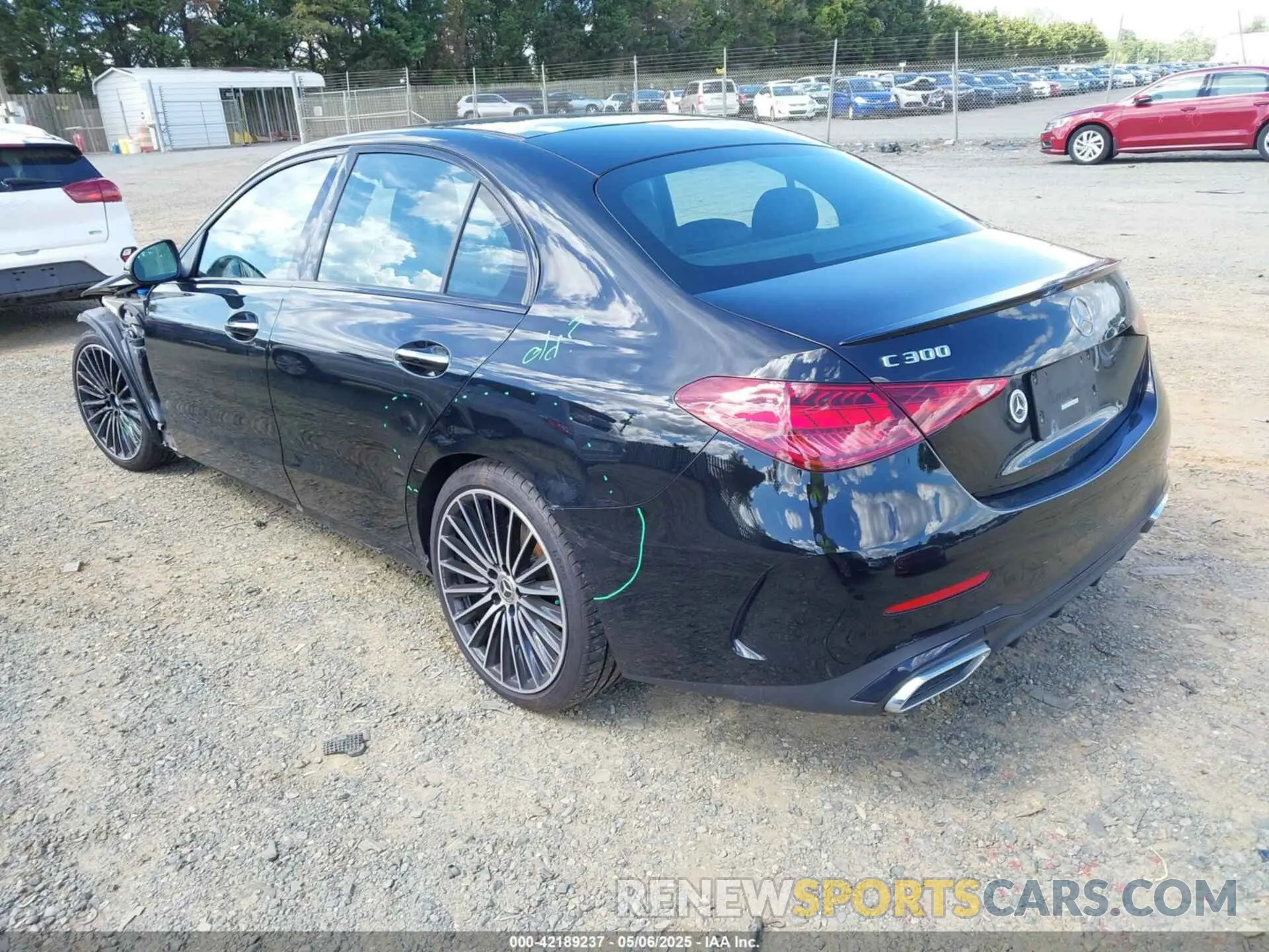 3 Photograph of a damaged car W1KAF4HBXNR066080 MERCEDES-BENZ C 300 2022