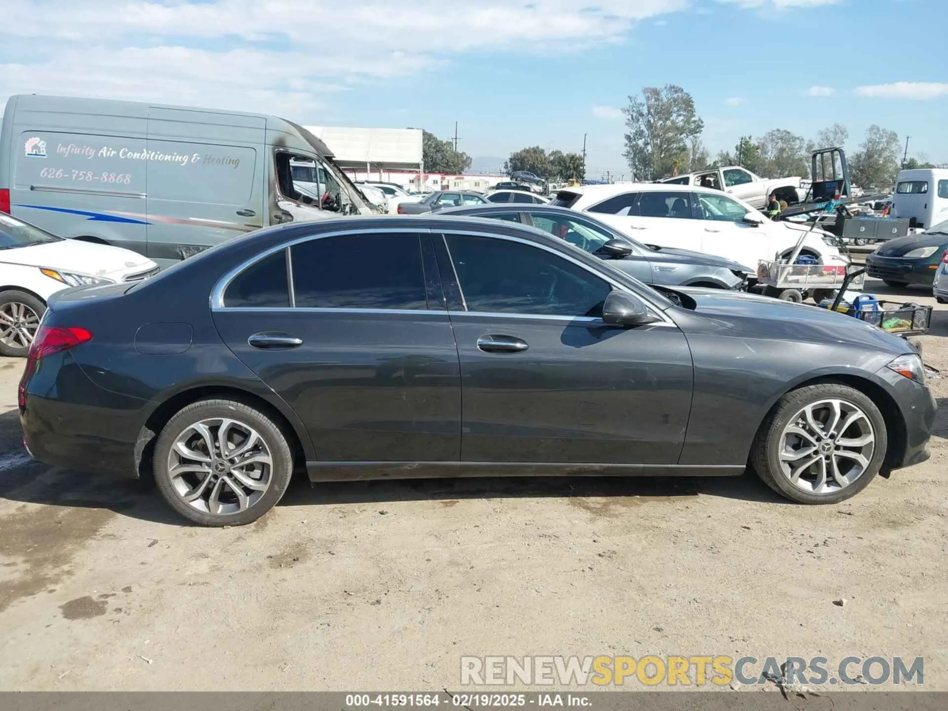13 Photograph of a damaged car W1KAF4GB0PR115775 MERCEDES-BENZ C 300 2023