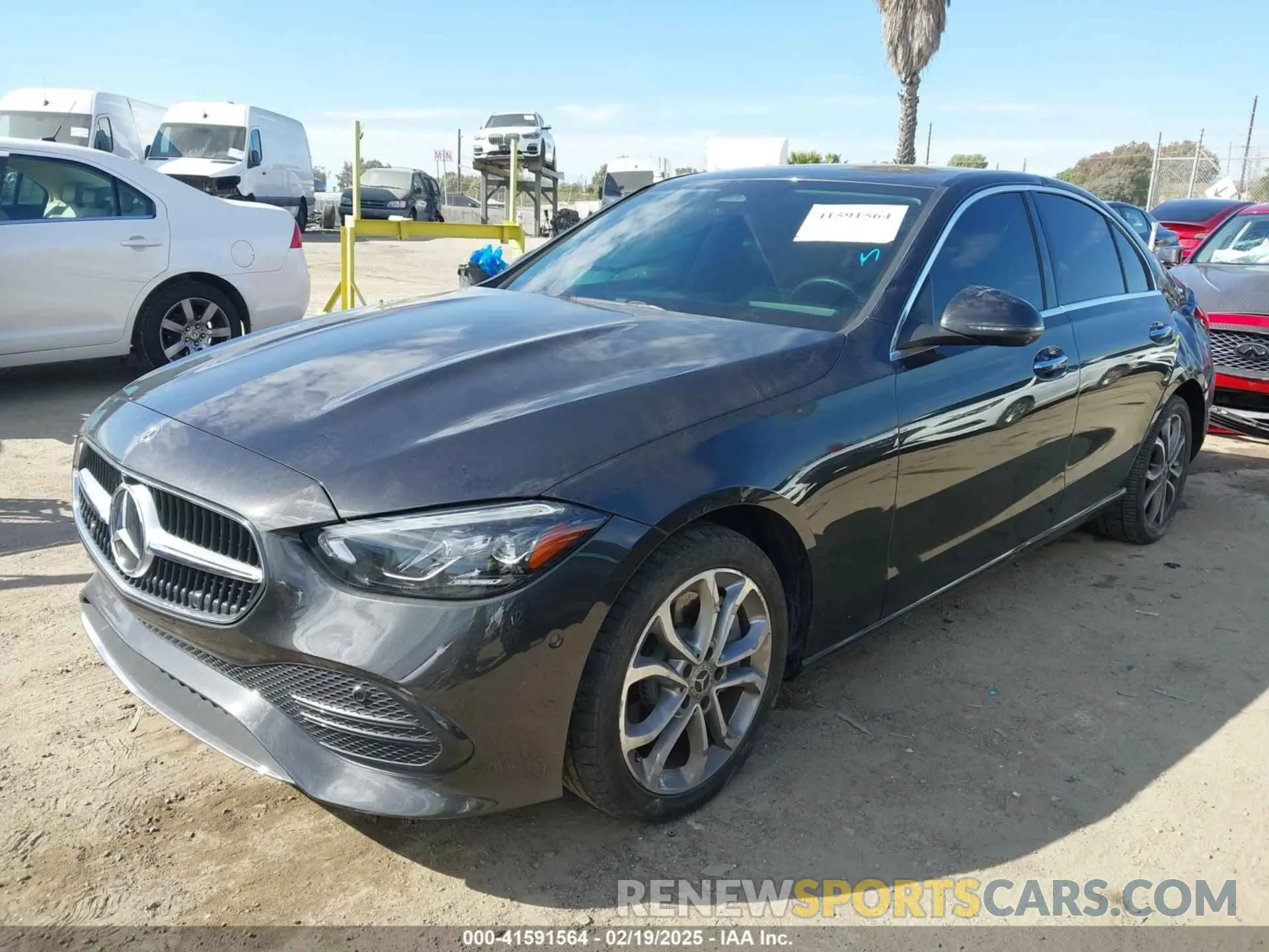 2 Photograph of a damaged car W1KAF4GB0PR115775 MERCEDES-BENZ C 300 2023