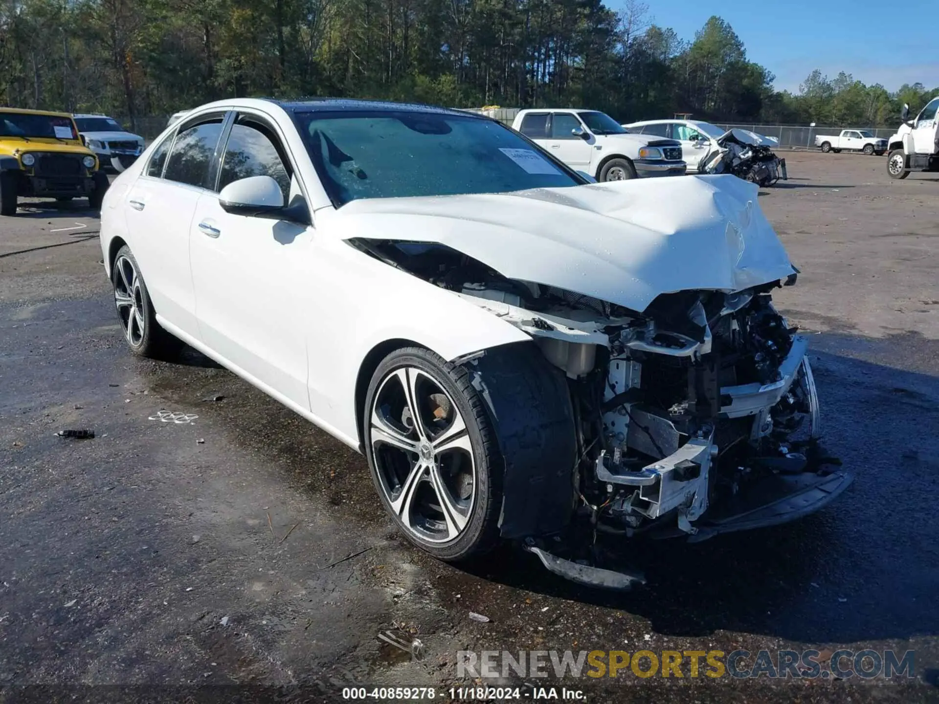 1 Photograph of a damaged car W1KAF4GB2PR069799 MERCEDES-BENZ C 300 2023