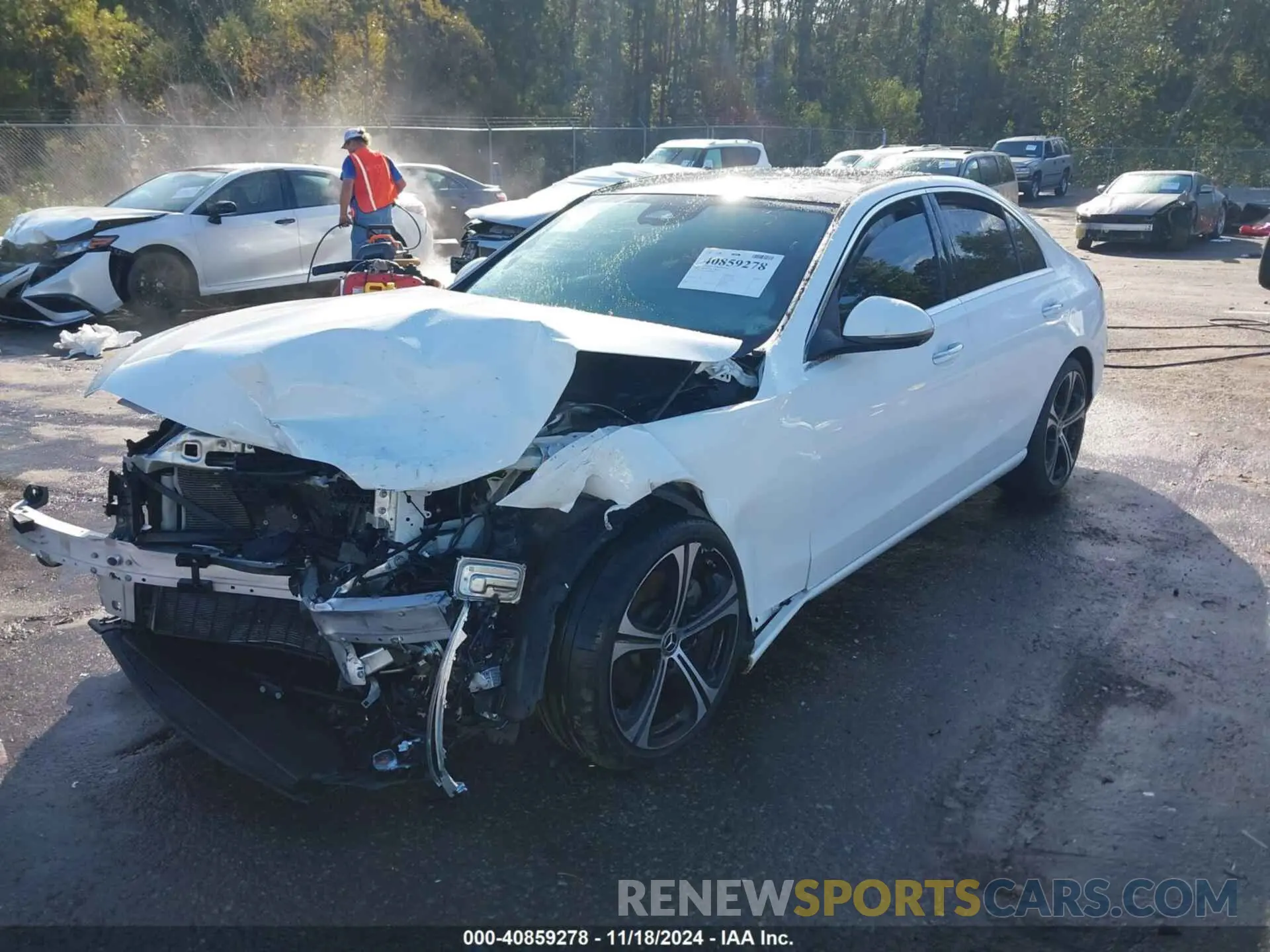 2 Photograph of a damaged car W1KAF4GB2PR069799 MERCEDES-BENZ C 300 2023