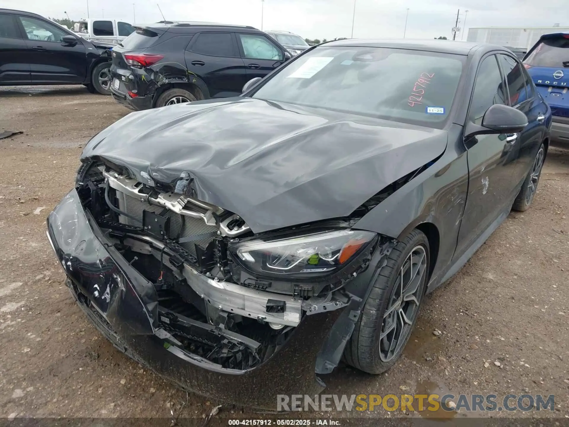 6 Photograph of a damaged car W1KAF4GB9PR071002 MERCEDES-BENZ C 300 2023