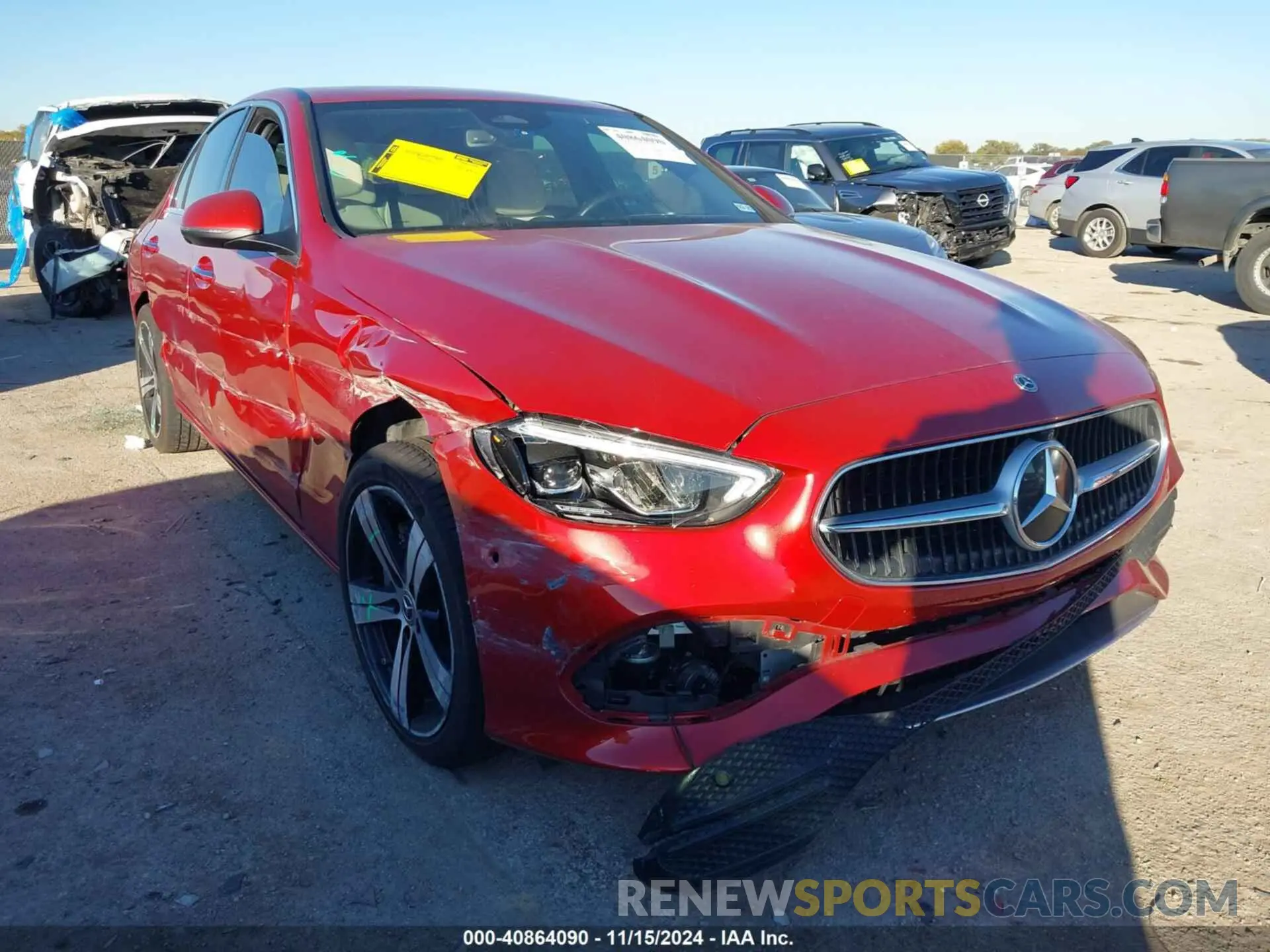 6 Photograph of a damaged car W1KAF4GB9PR091685 MERCEDES-BENZ C 300 2023