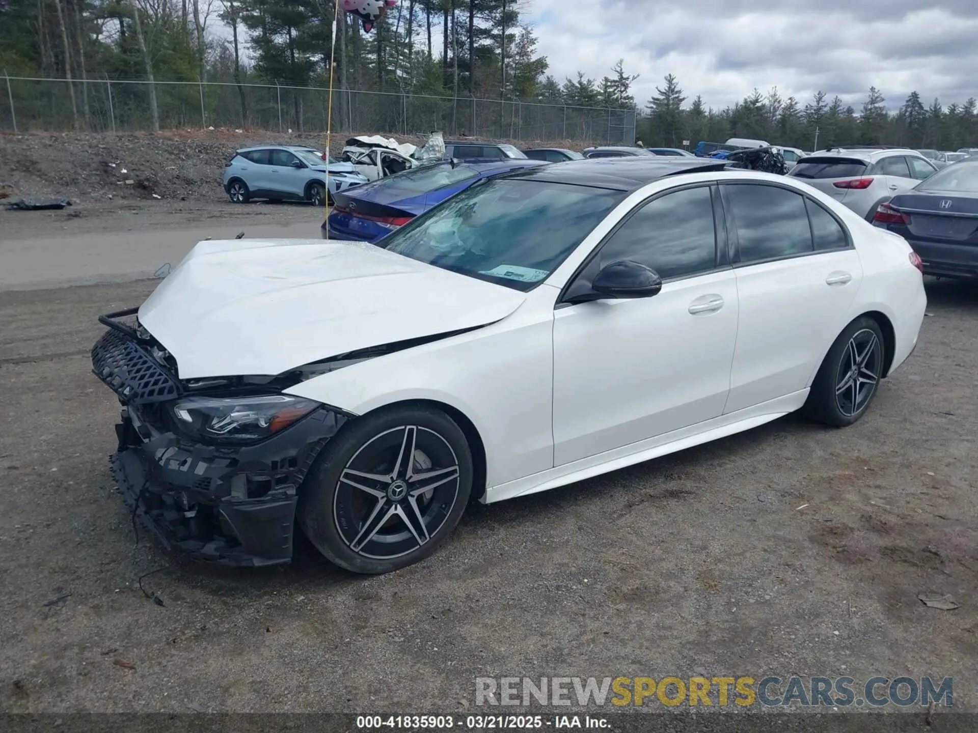 2 Photograph of a damaged car W1KAF4HB2PR082535 MERCEDES-BENZ C 300 2023