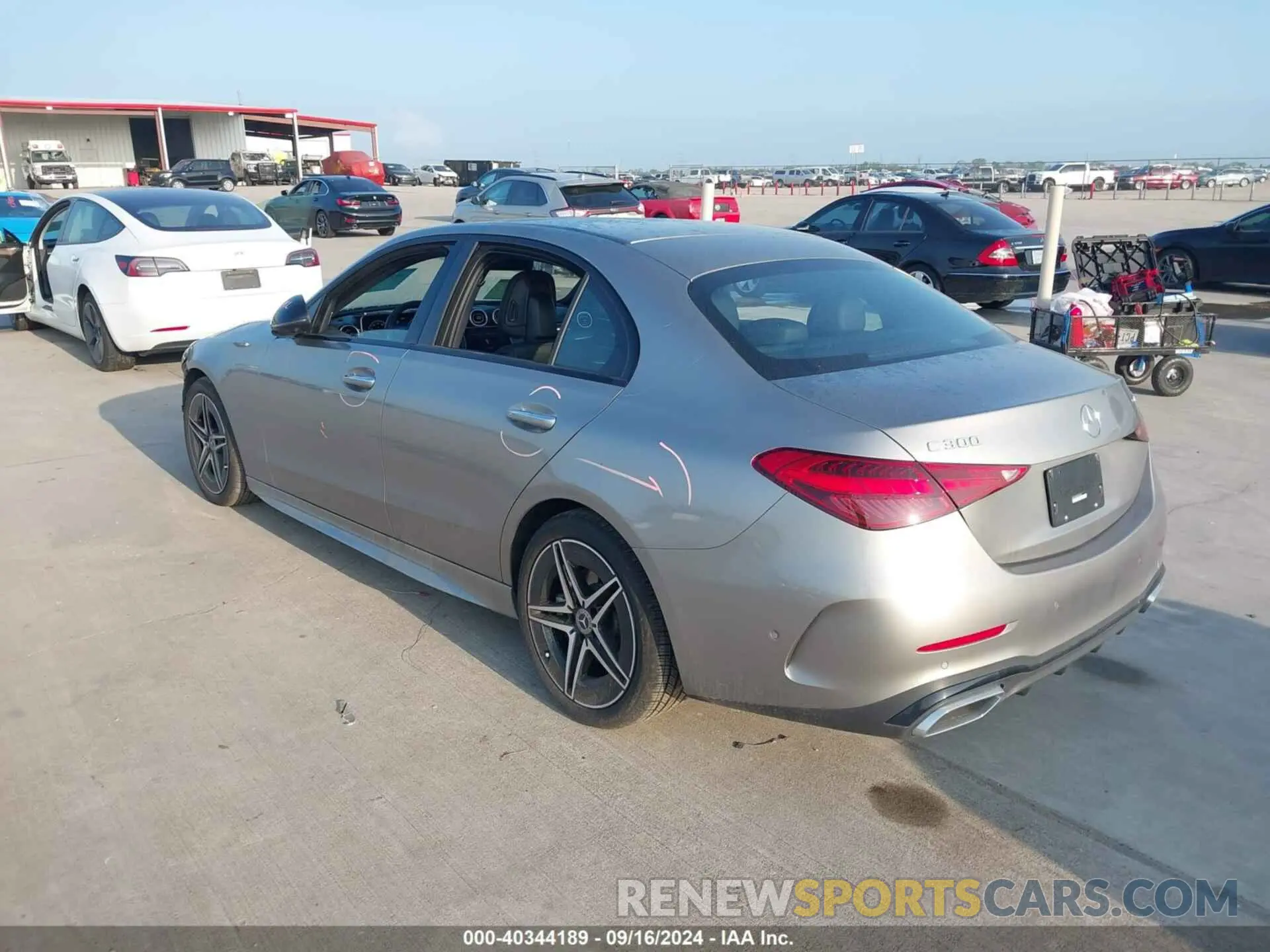3 Photograph of a damaged car W1KAF4HB9PR153357 MERCEDES-BENZ C 300 2023