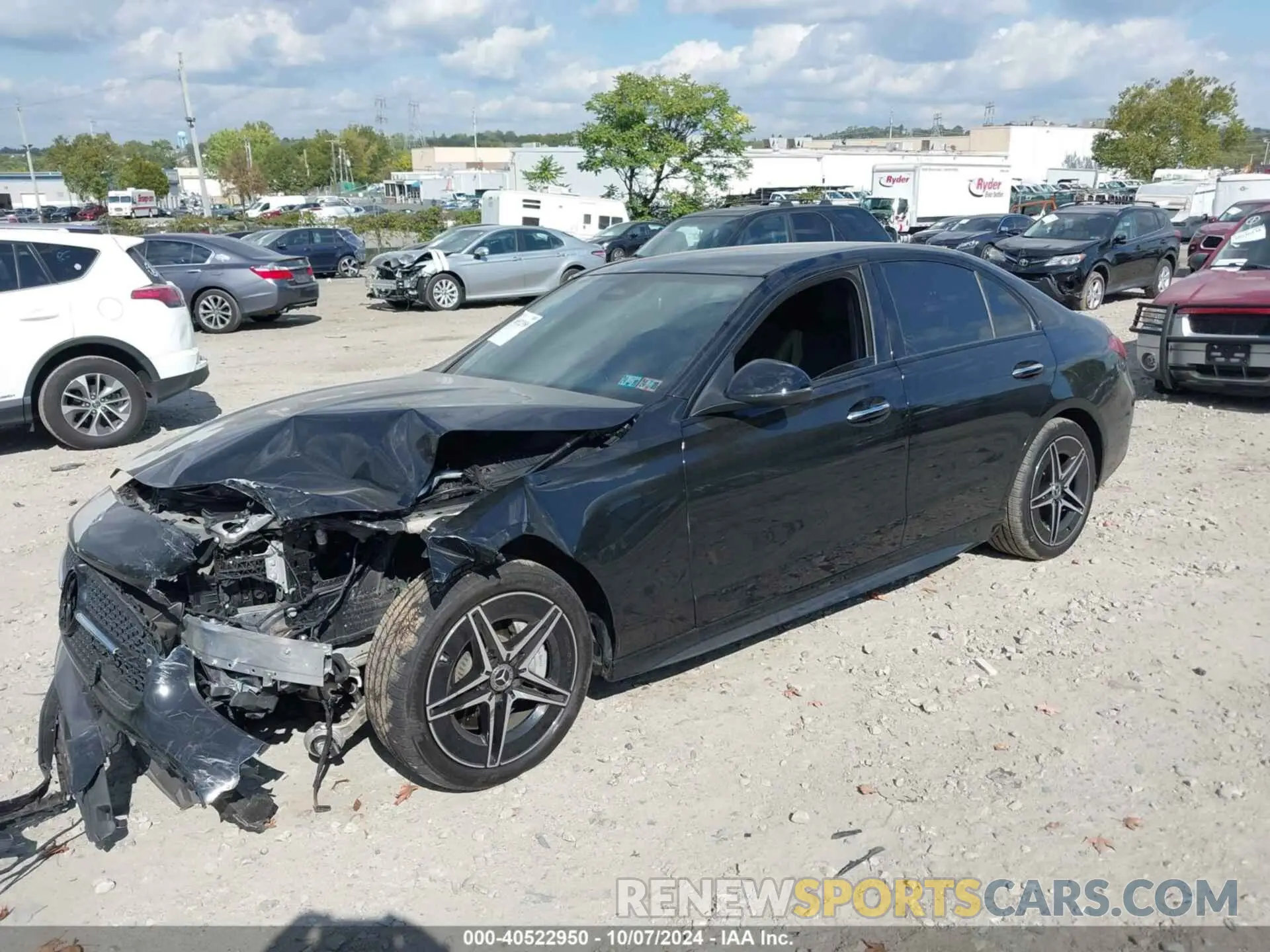 2 Photograph of a damaged car W1KAF4HBXPR129424 MERCEDES-BENZ C 300 2023