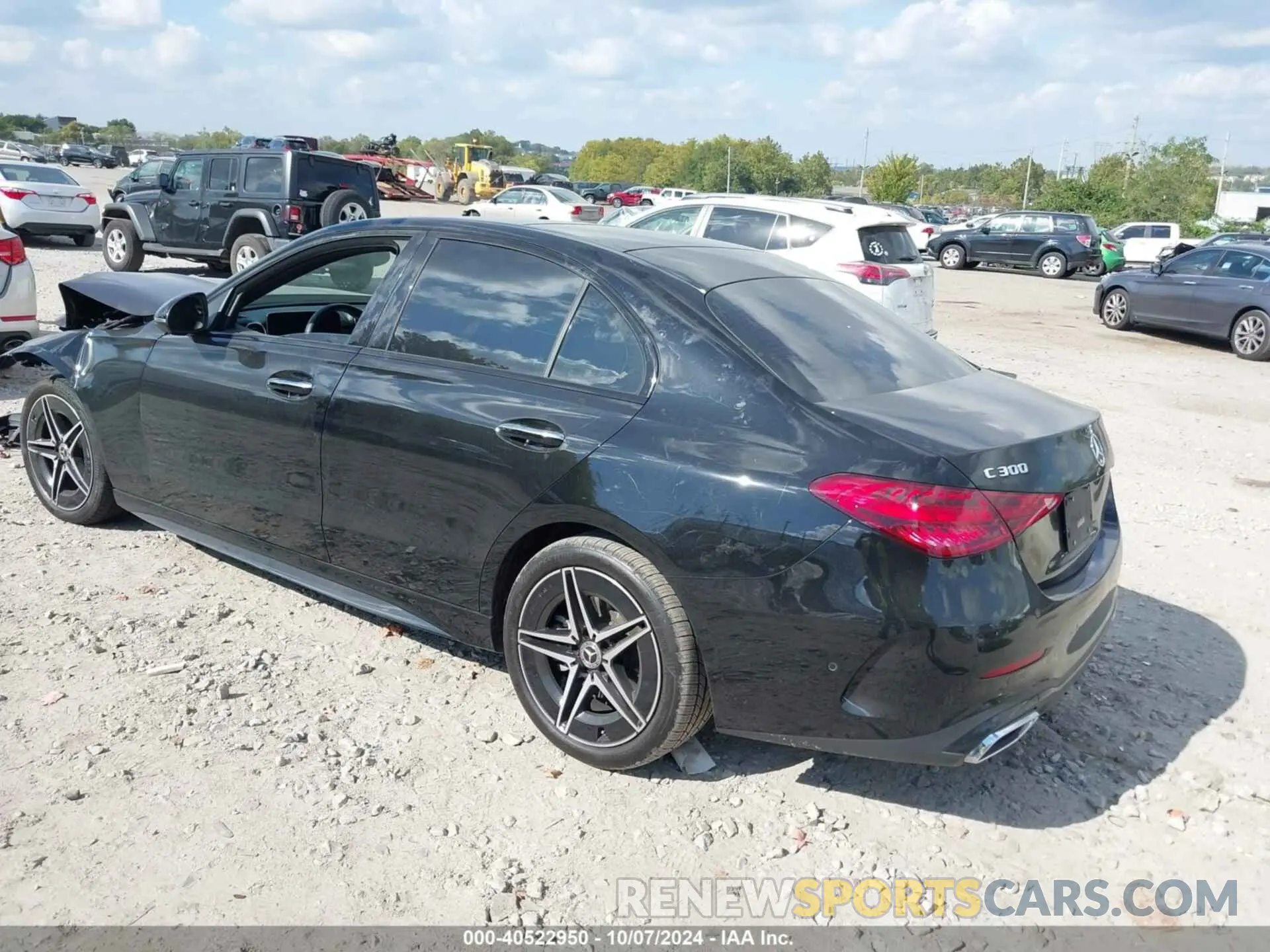 3 Photograph of a damaged car W1KAF4HBXPR129424 MERCEDES-BENZ C 300 2023