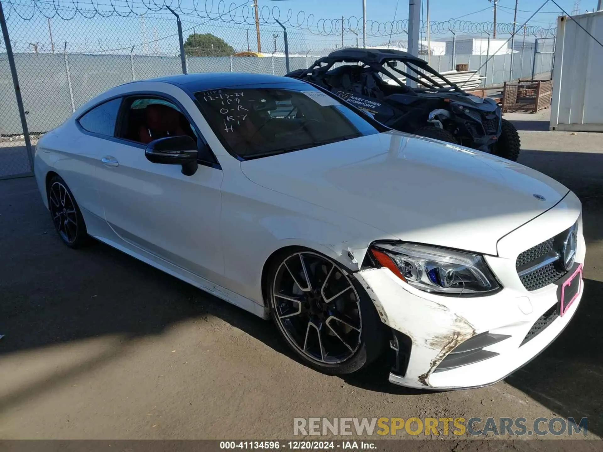 1 Photograph of a damaged car W1KWJ8DBXPG117545 MERCEDES-BENZ C 300 2023