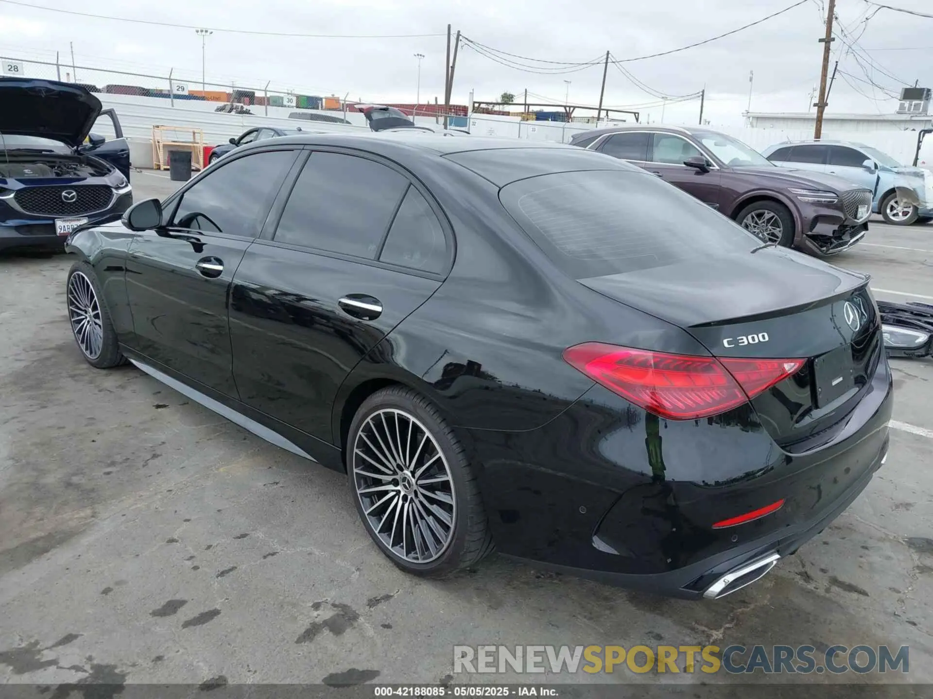 3 Фотография поврежденного автомобиля W1KAF4GB4RR209922 MERCEDES-BENZ C 300 2024