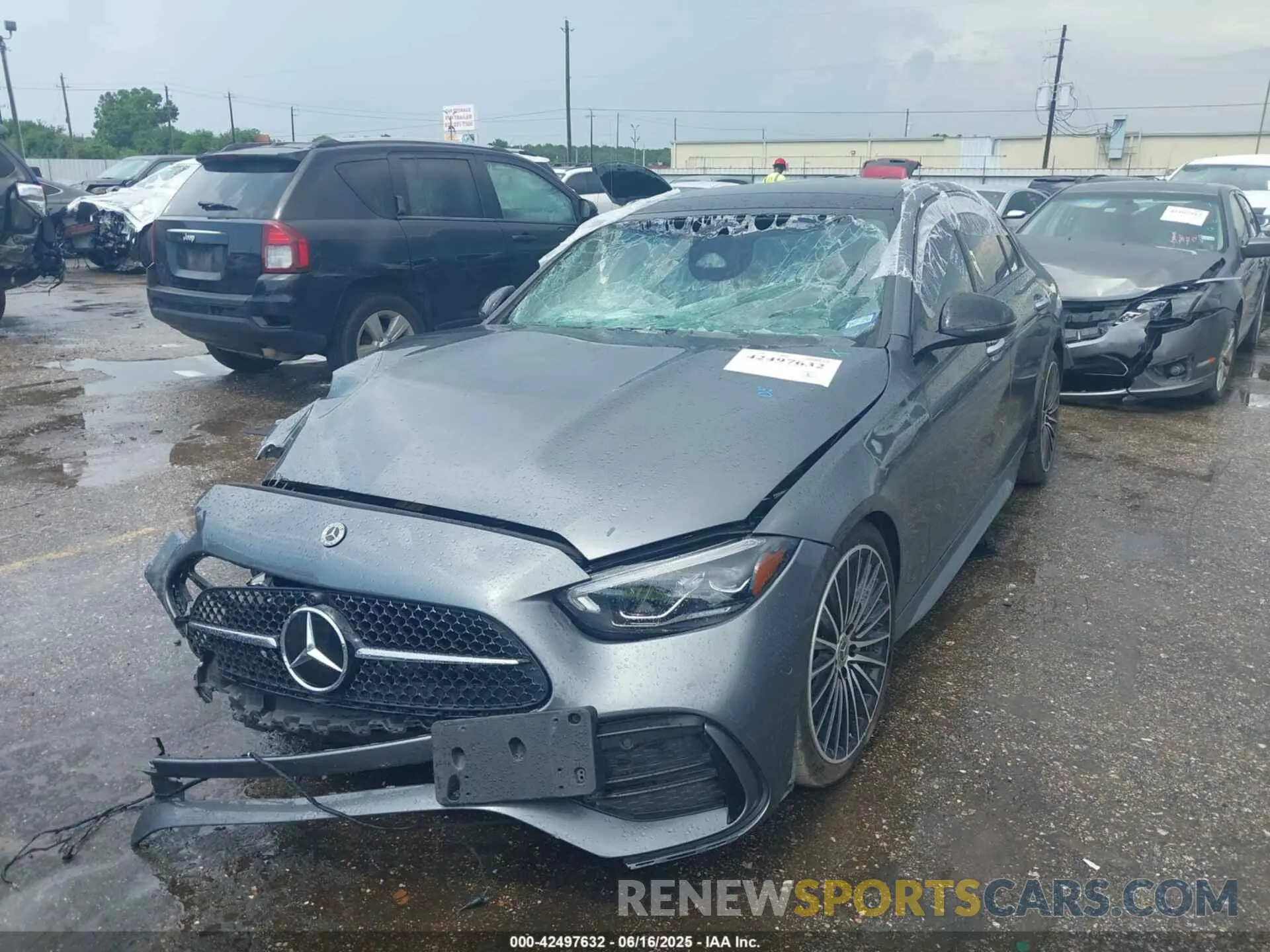 2 Photograph of a damaged car W1KAF4GB6RR233414 MERCEDES-BENZ C 300 2024