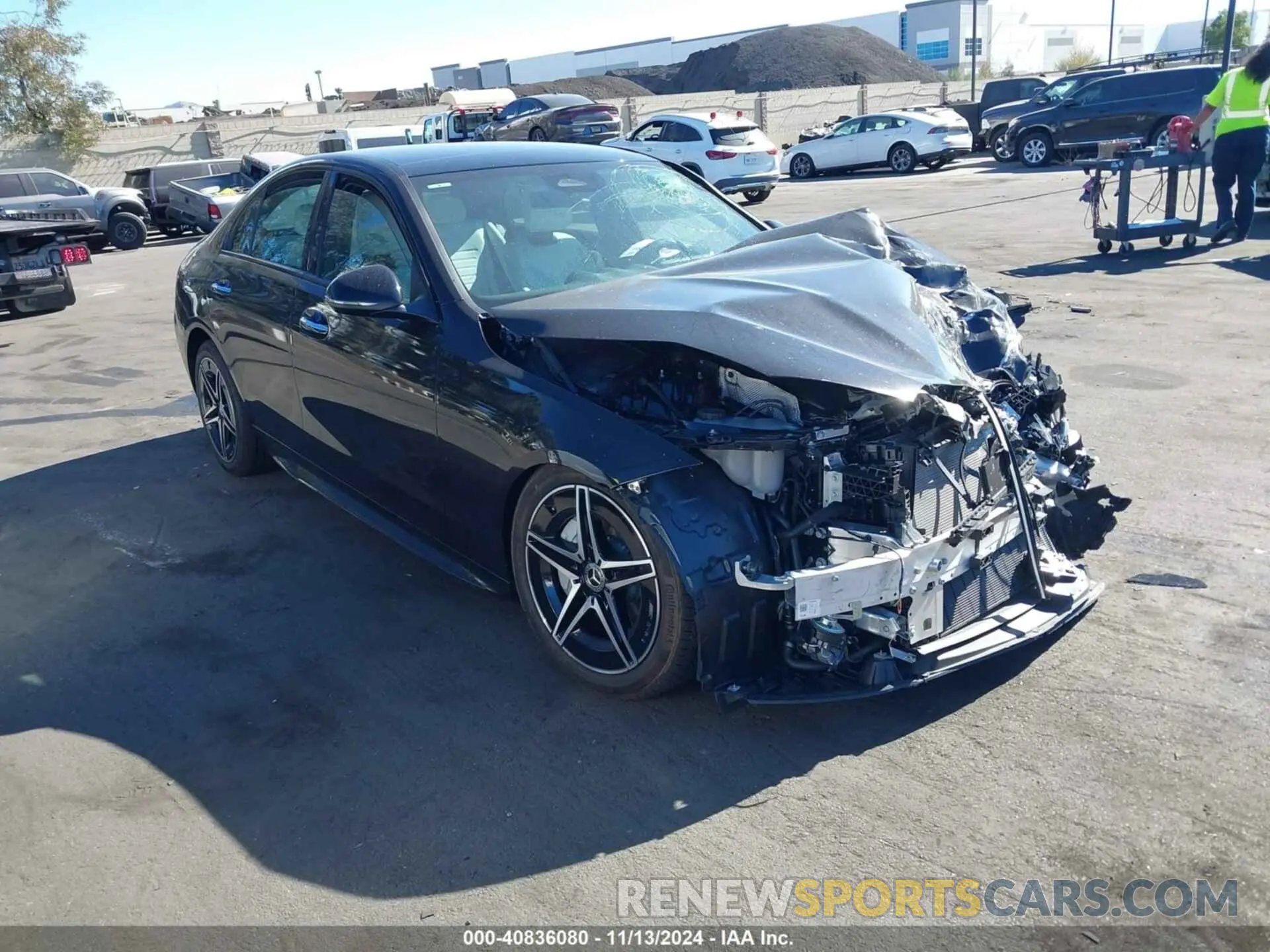 1 Photograph of a damaged car W1KAF4HB7RR190765 MERCEDES-BENZ C 300 2024