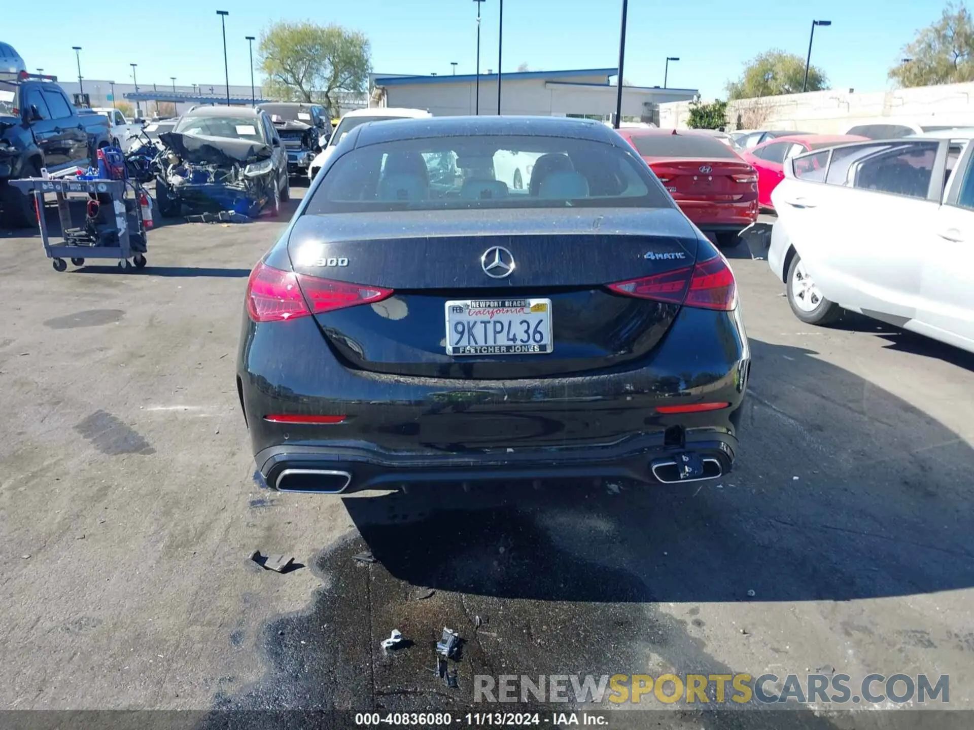 16 Photograph of a damaged car W1KAF4HB7RR190765 MERCEDES-BENZ C 300 2024