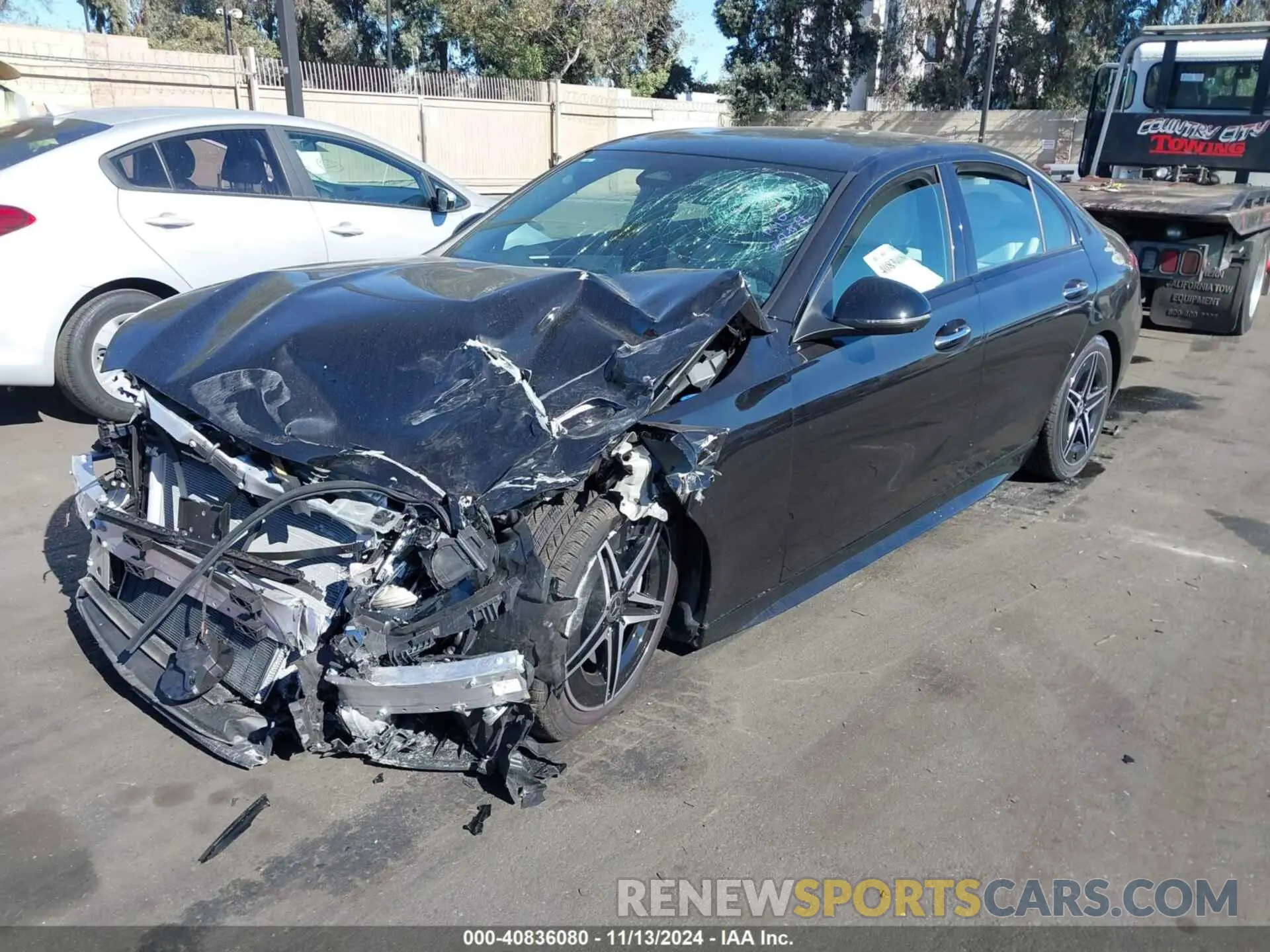 2 Photograph of a damaged car W1KAF4HB7RR190765 MERCEDES-BENZ C 300 2024