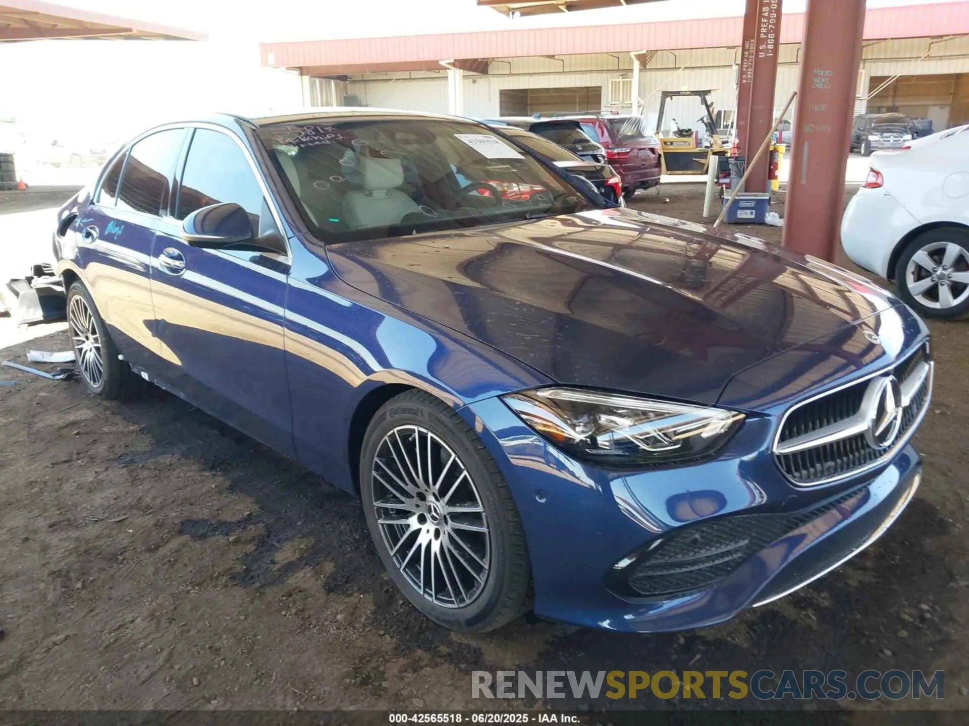1 Photograph of a damaged car W1KAF4GB3SR257529 MERCEDES-BENZ C 300 2025