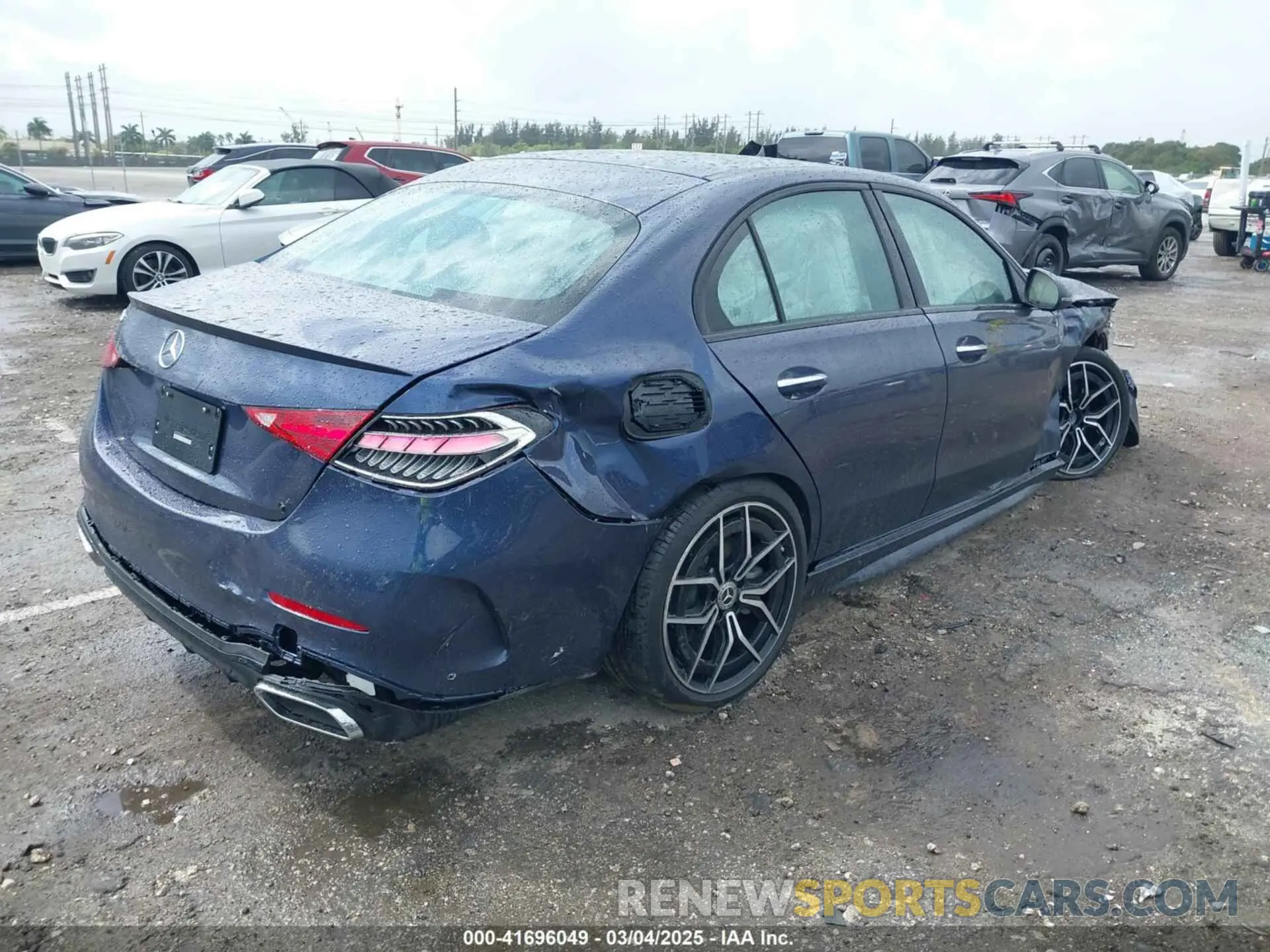 4 Фотография поврежденного автомобиля W1KAF4GB5SR239713 MERCEDES-BENZ C 300 2025