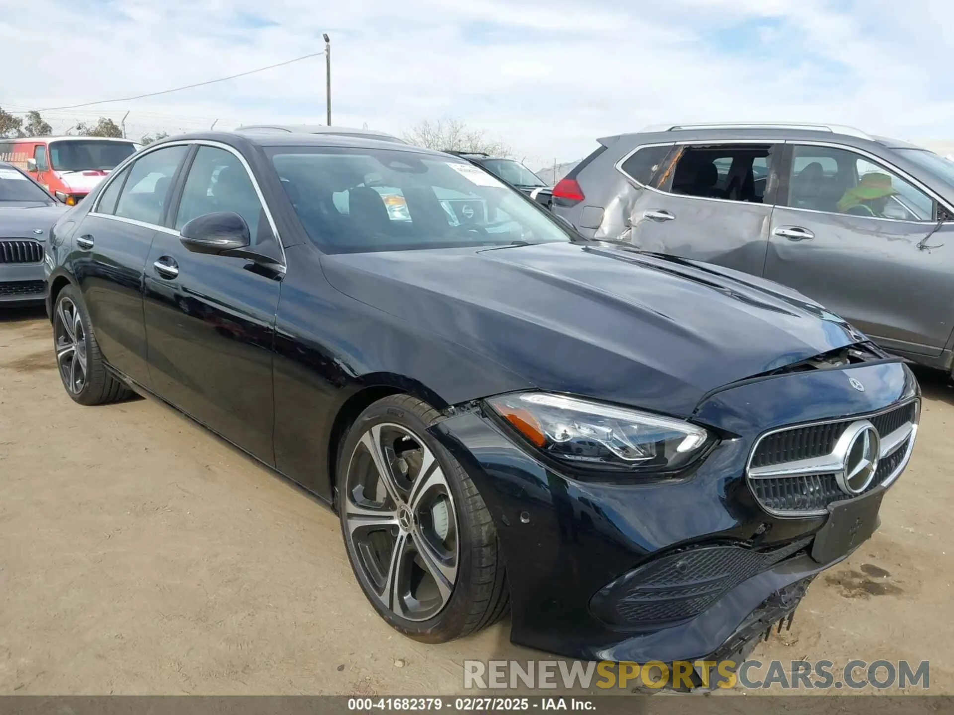 1 Photograph of a damaged car W1KAF4GBXSR238038 MERCEDES-BENZ C 300 2025