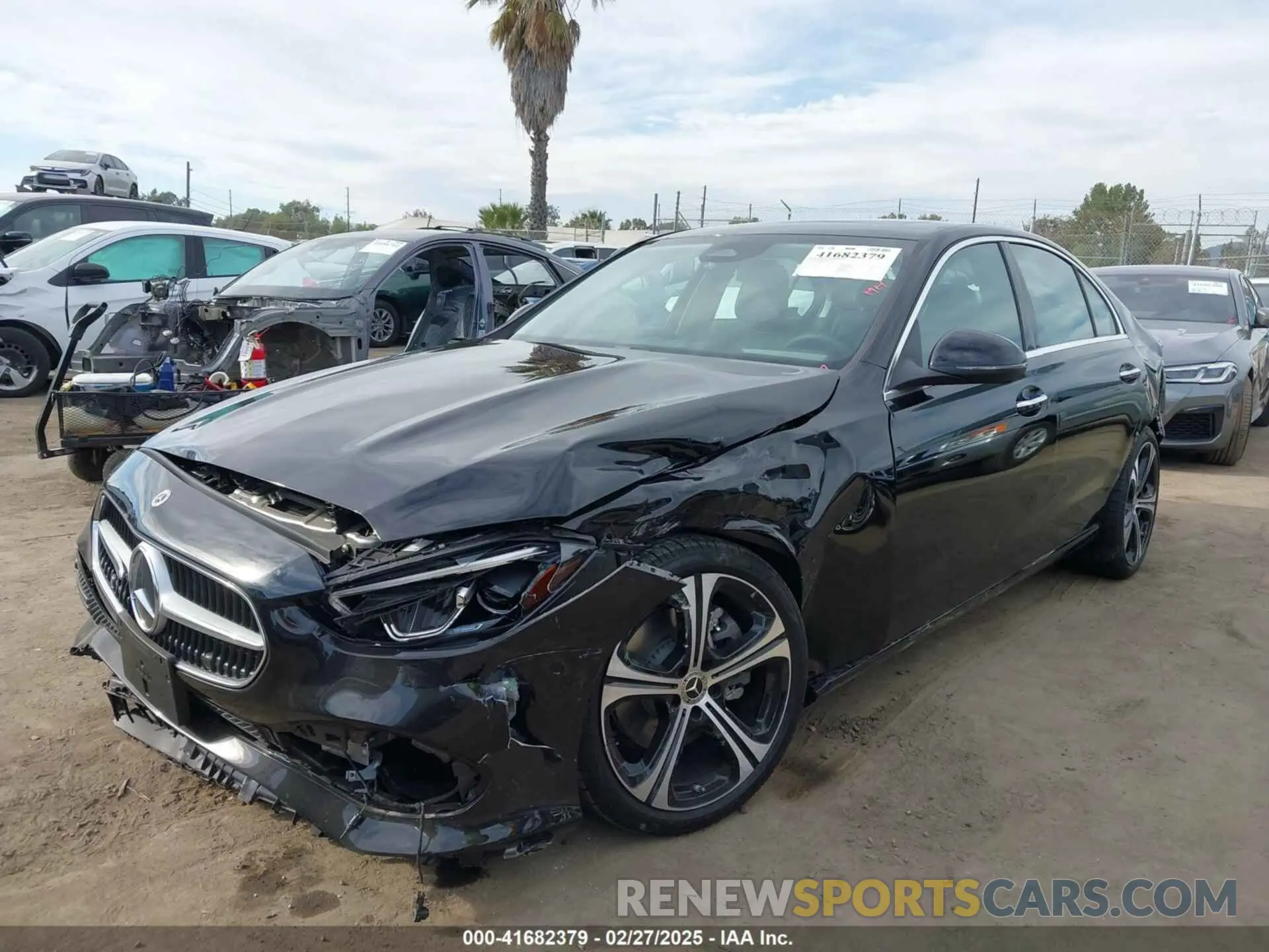 2 Photograph of a damaged car W1KAF4GBXSR238038 MERCEDES-BENZ C 300 2025