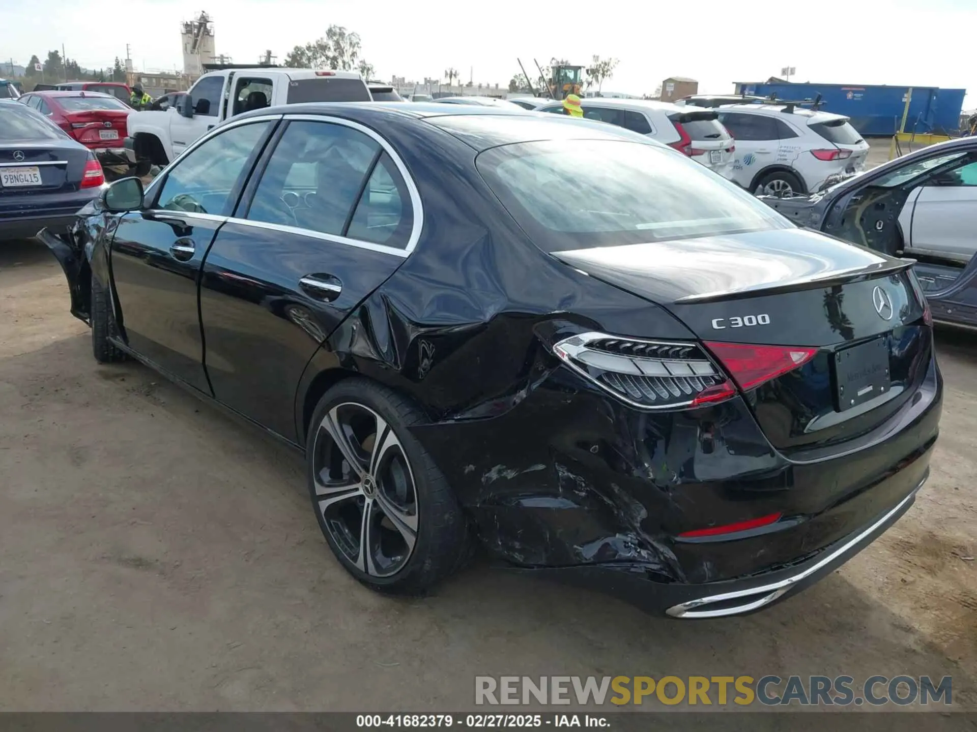 3 Photograph of a damaged car W1KAF4GBXSR238038 MERCEDES-BENZ C 300 2025