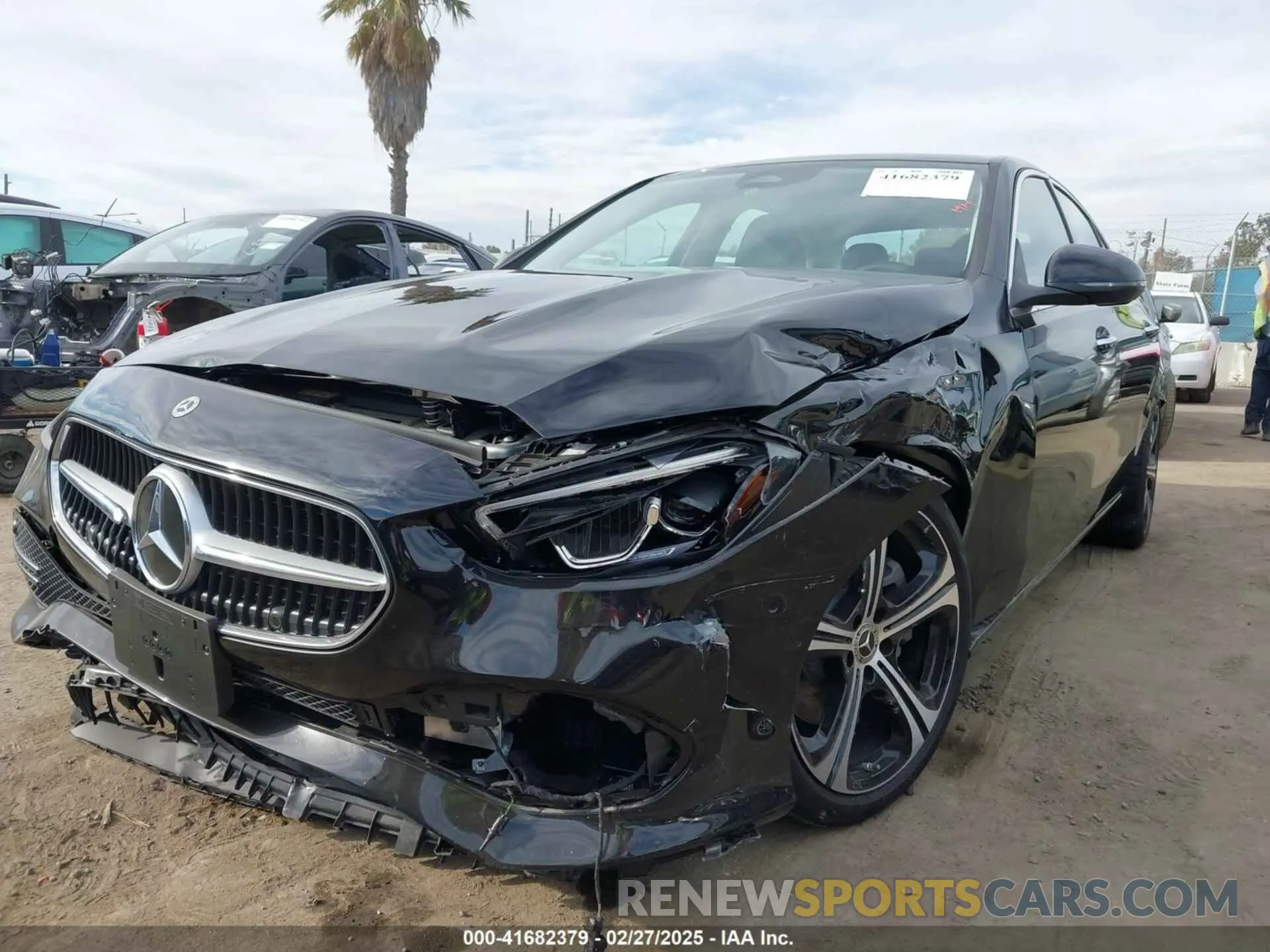 6 Photograph of a damaged car W1KAF4GBXSR238038 MERCEDES-BENZ C 300 2025