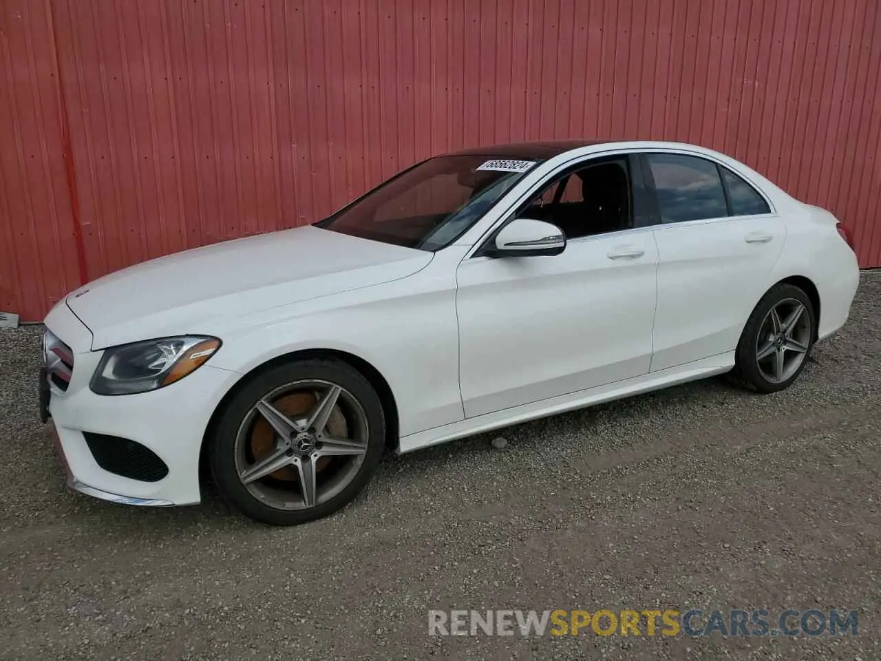 1 Photograph of a damaged car 55SWF4KB9HU215127 MERCEDES-BENZ C-CLASS 2017