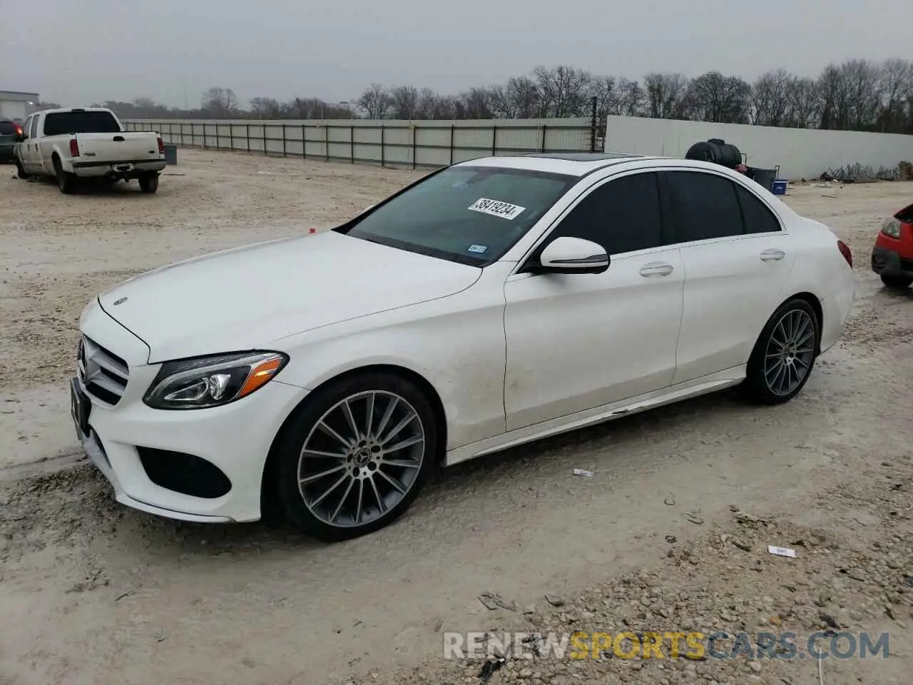 1 Photograph of a damaged car 55SWF4JB4JU273363 MERCEDES-BENZ C-CLASS 2018