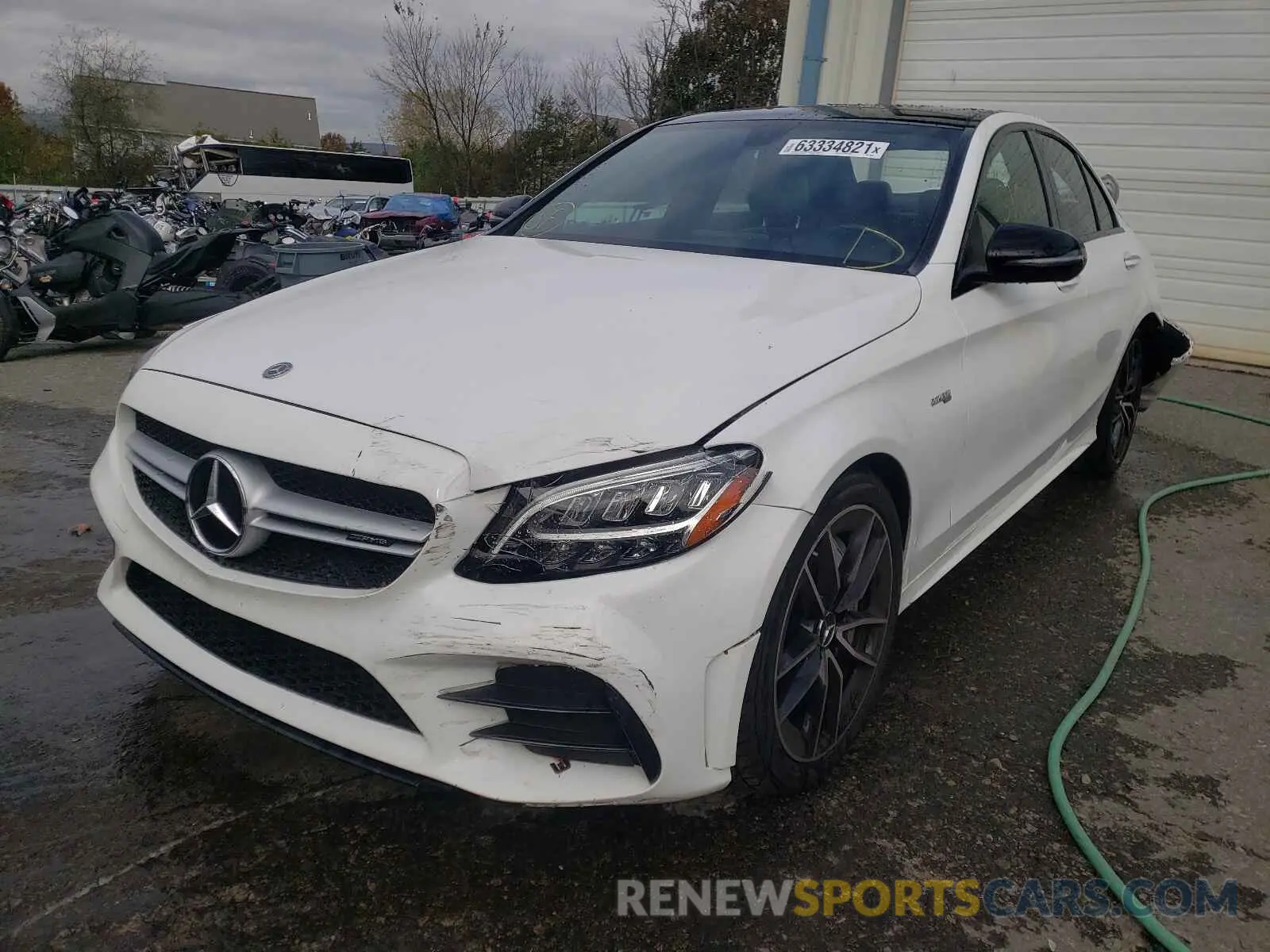 2 Photograph of a damaged car 55SWF6EB4KU290316 MERCEDES-BENZ C-CLASS 2019